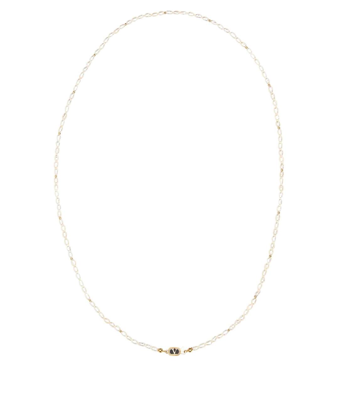 VALENTINO Белая латунная цепочка, фото 1