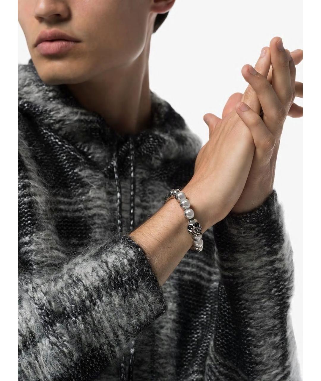 ALEXANDER MCQUEEN Металлический браслет, фото 4