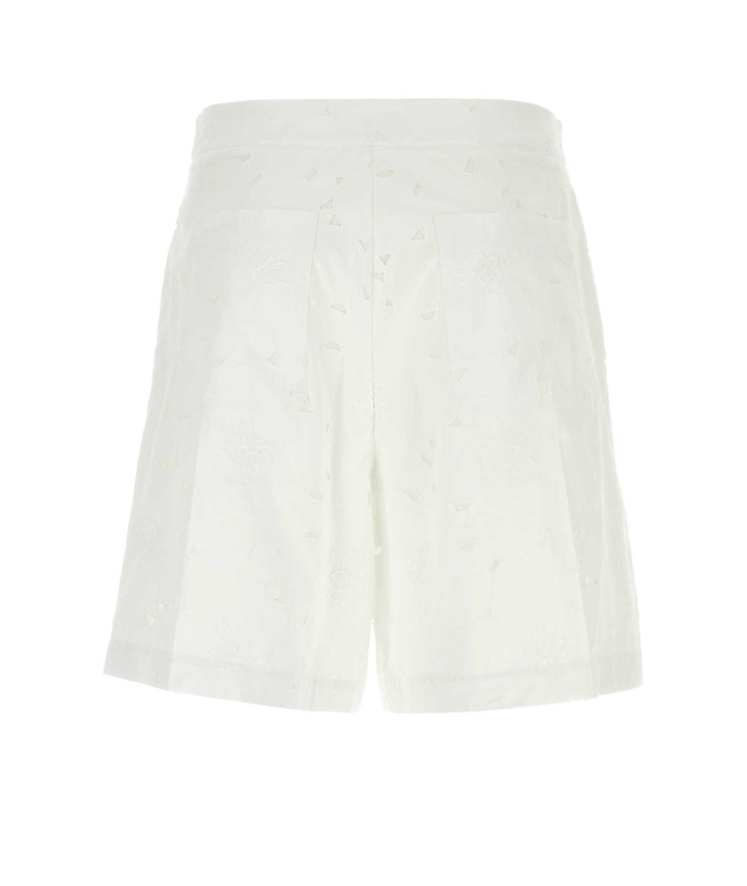 VALENTINO Белые хлопковые шорты, фото 2