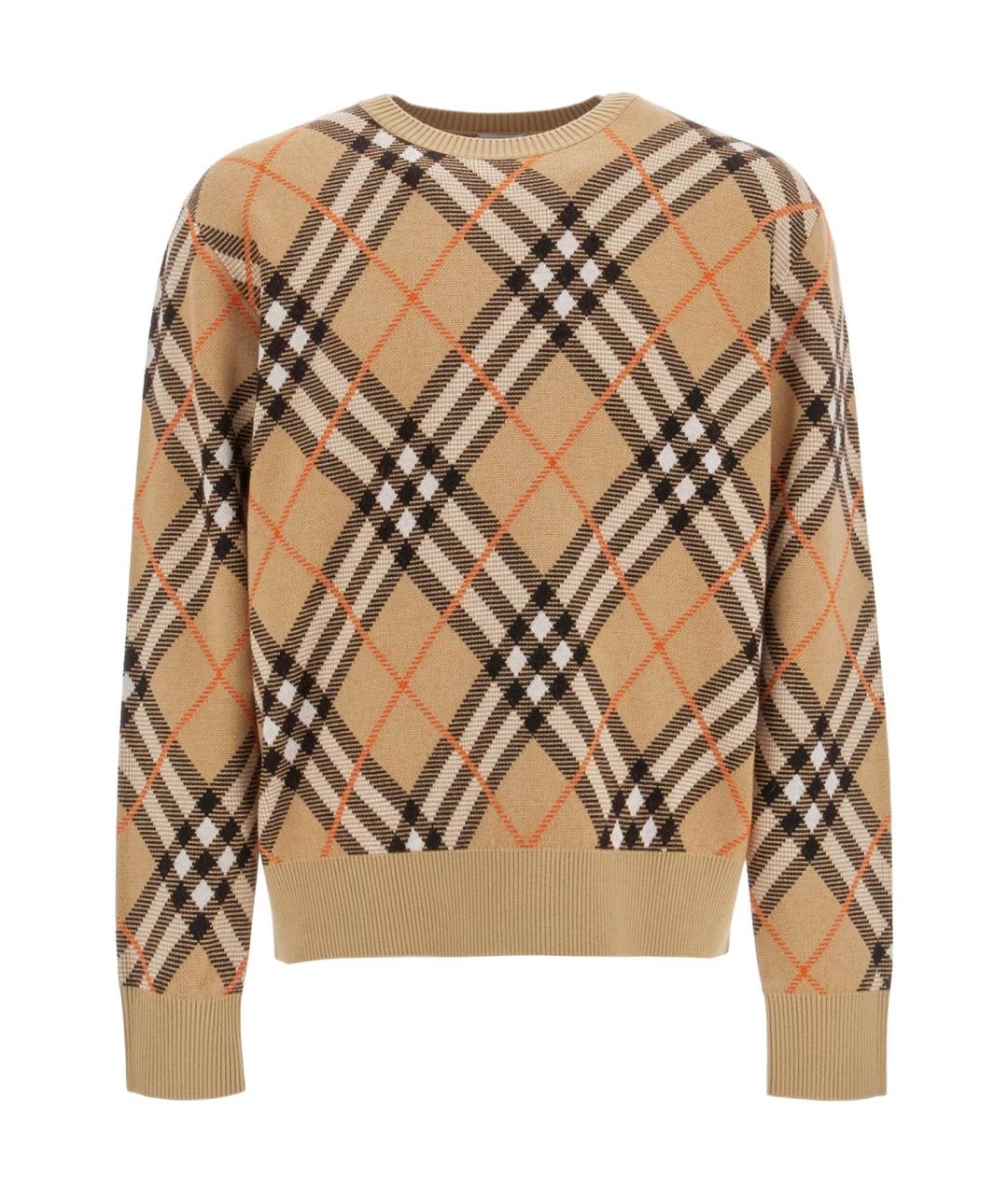 BURBERRY Мульти шерстяной джемпер / свитер, фото 1