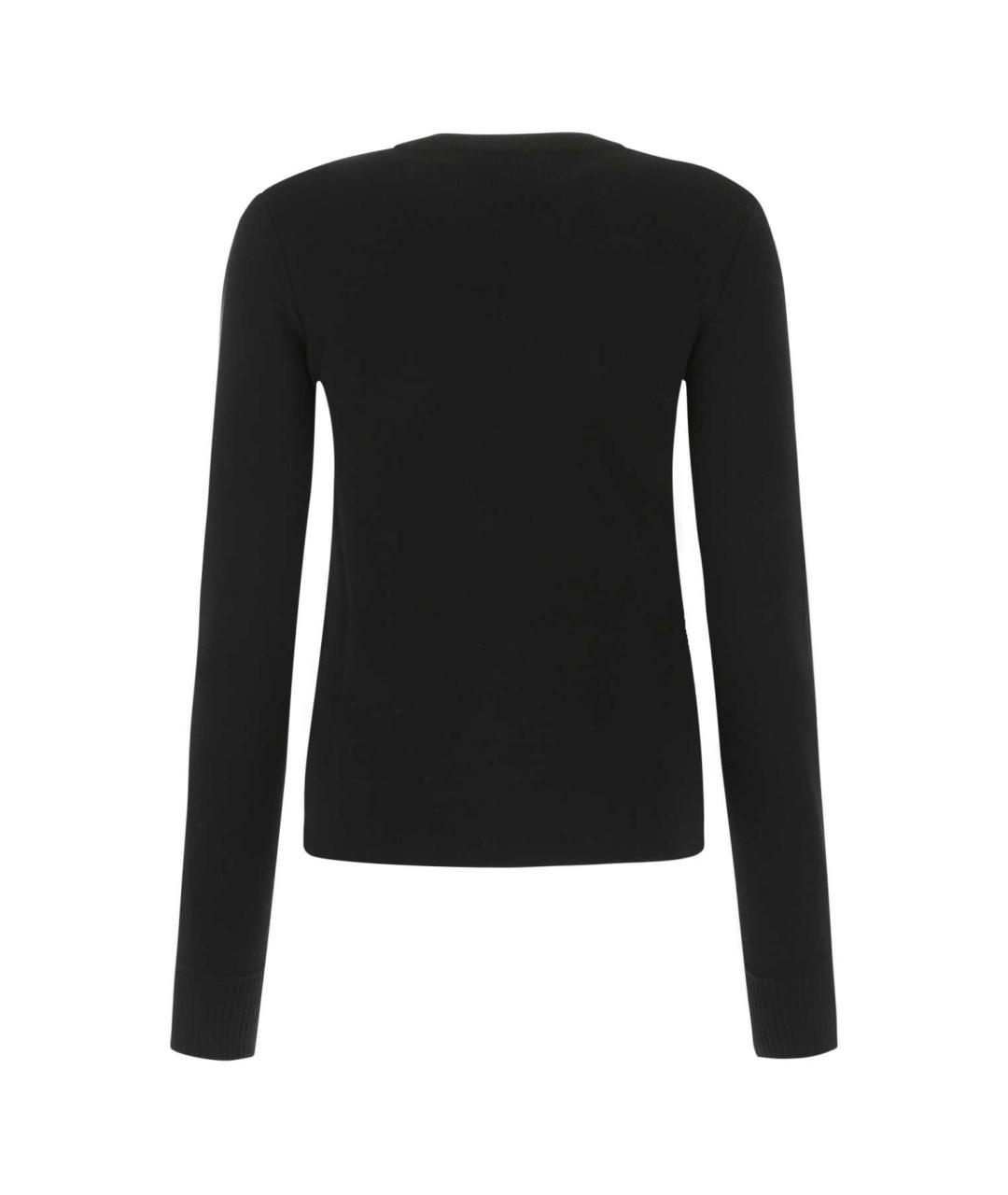 ALEXANDER MCQUEEN Черный шерстяной джемпер / свитер, фото 2