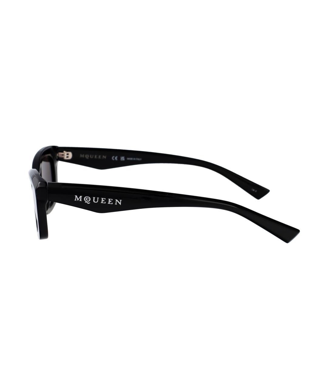 ALEXANDER MCQUEEN Черные солнцезащитные очки, фото 3