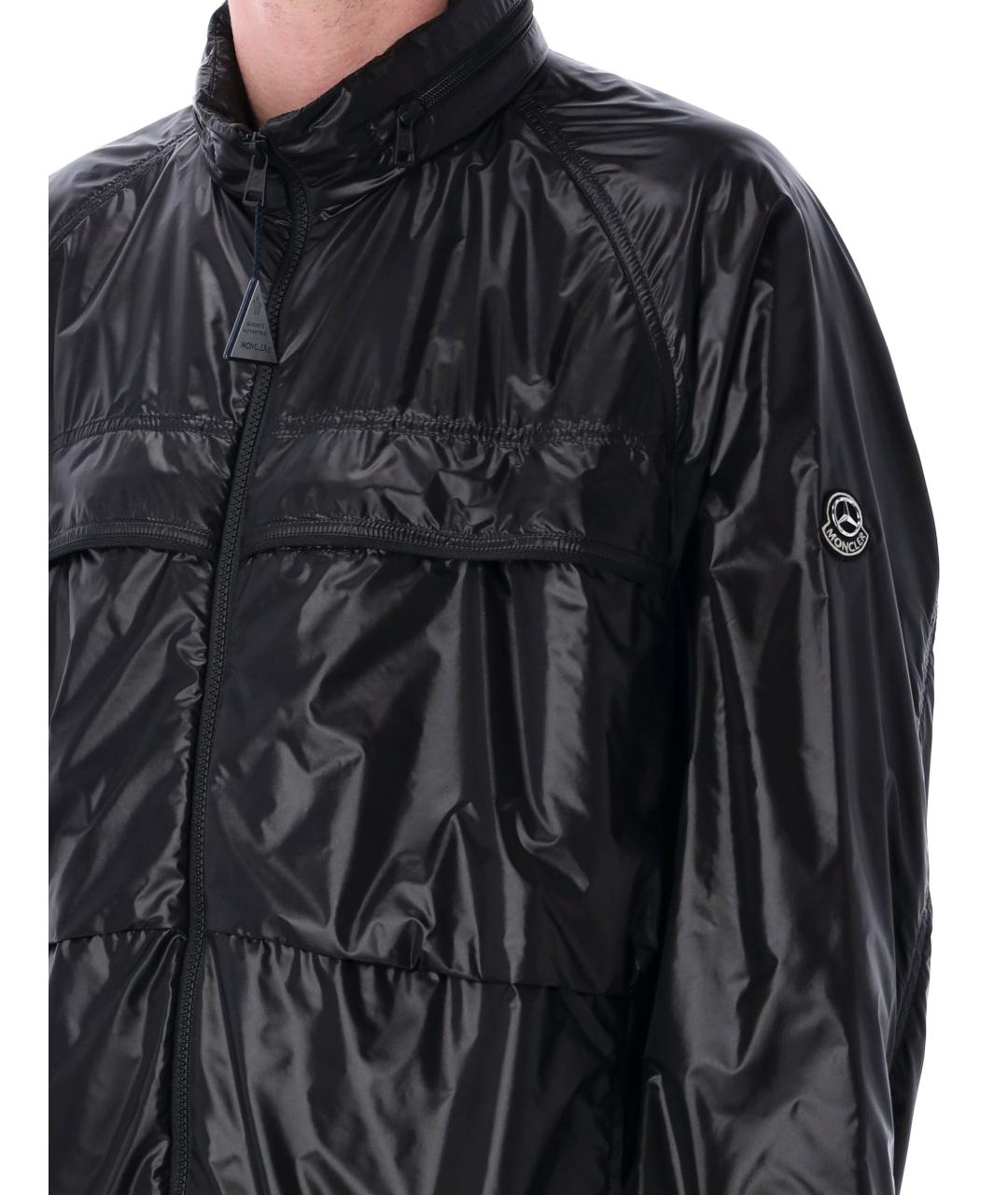 MONCLER Черная полиамидовая куртка, фото 4