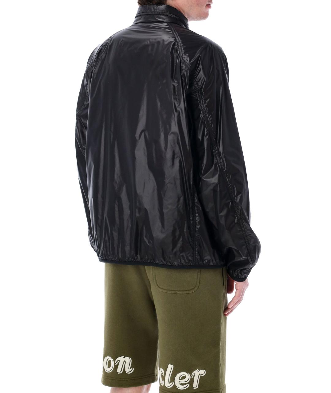 MONCLER Черная полиамидовая куртка, фото 3