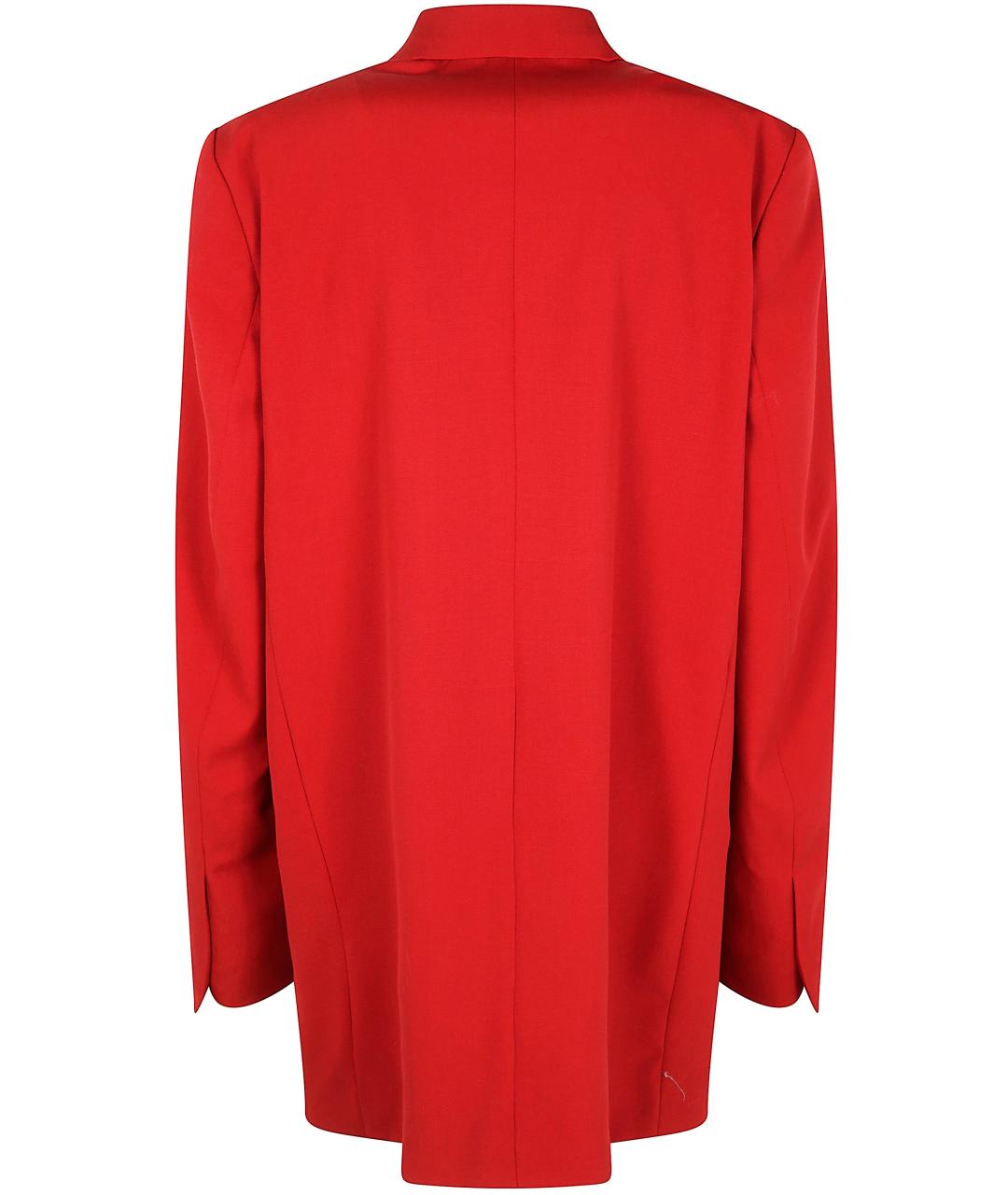 DRIES VAN NOTEN Красная шерстяная куртка, фото 2