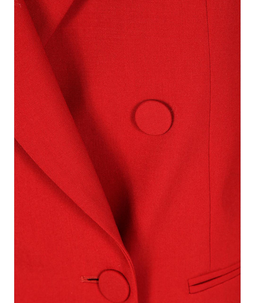 DRIES VAN NOTEN Красная шерстяная куртка, фото 3