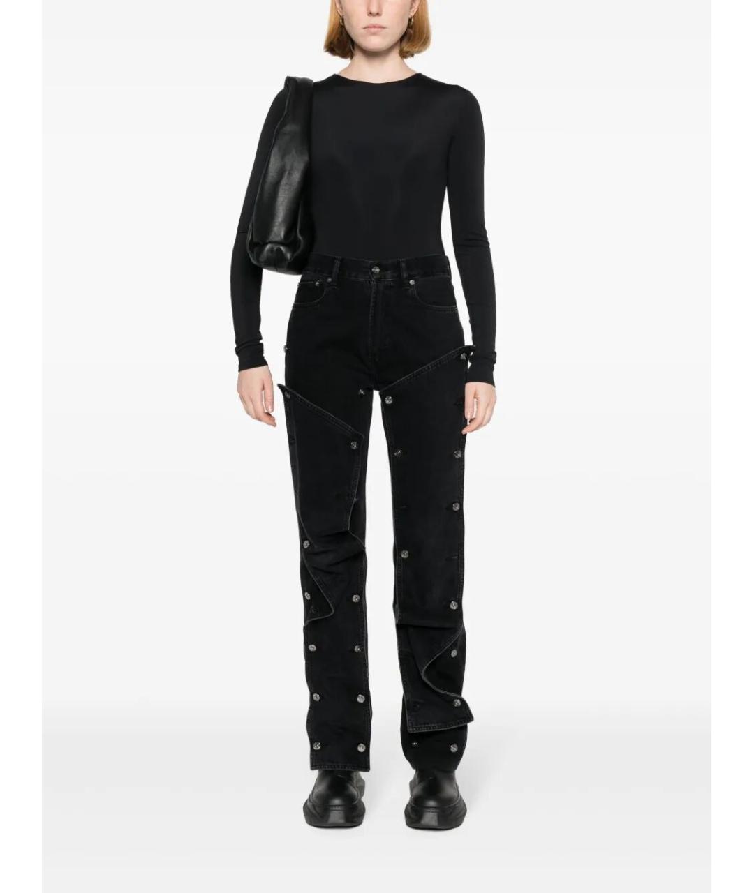 entire studios Черное полиамидовое боди, фото 4