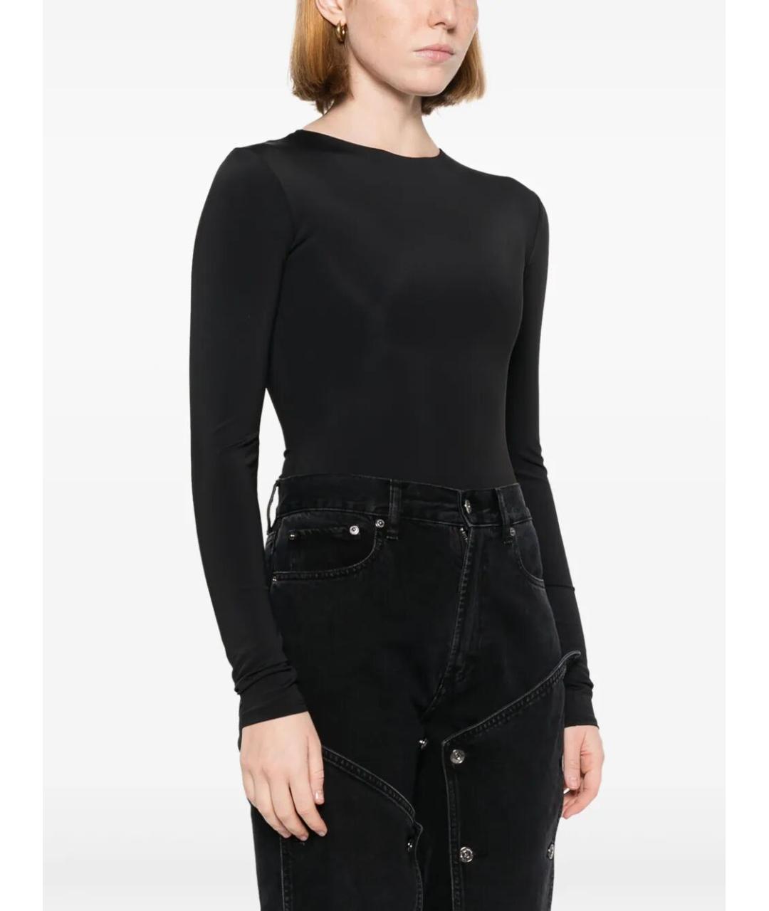 entire studios Черное полиамидовое боди, фото 3