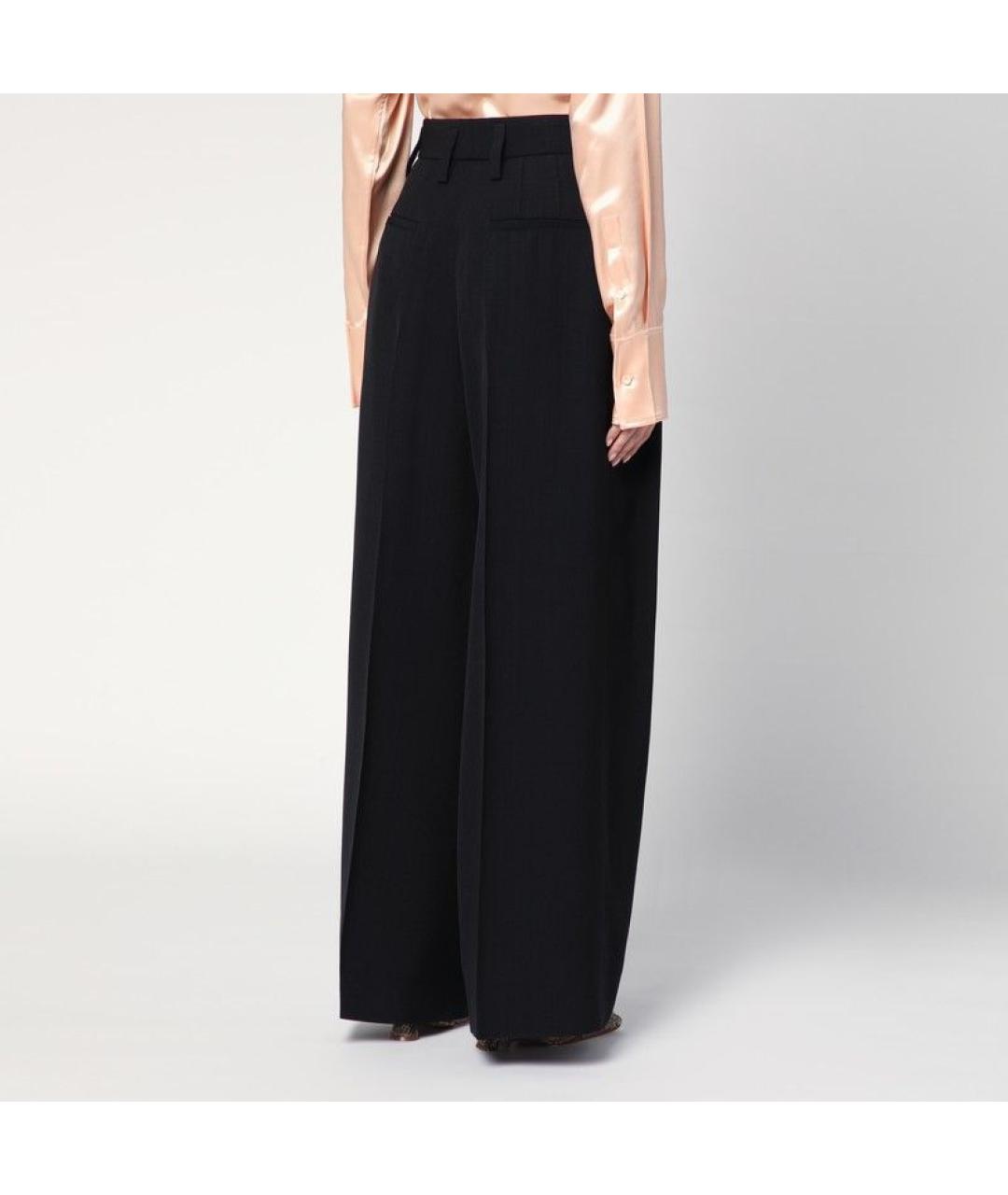 JIL SANDER Черные прямые брюки, фото 2