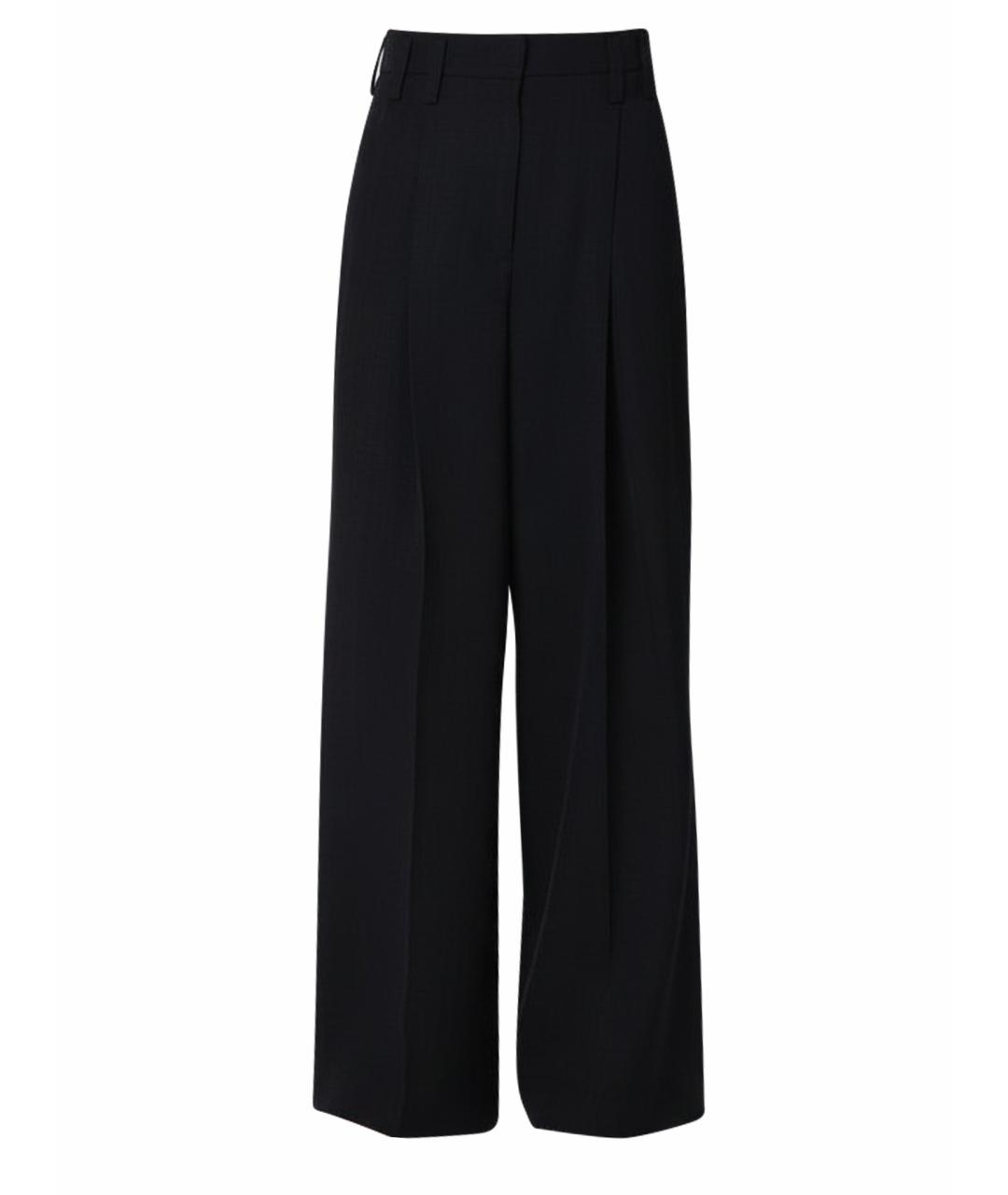 JIL SANDER Черные прямые брюки, фото 1