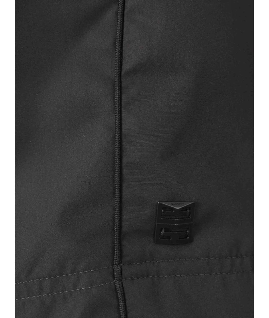 GIVENCHY Черные полиамидовые шорты, фото 2