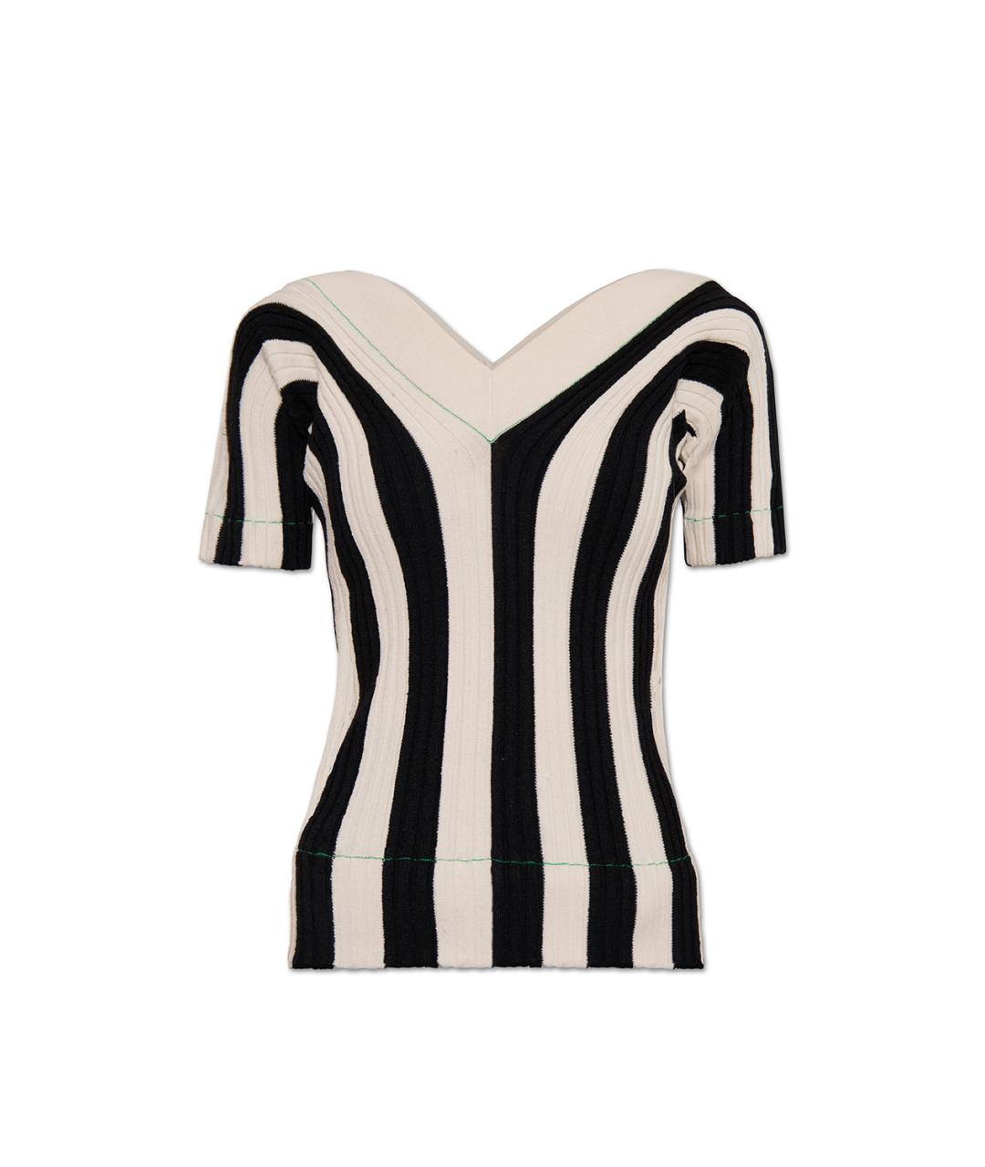 BOTTEGA VENETA Мульти льняная футболка, фото 1