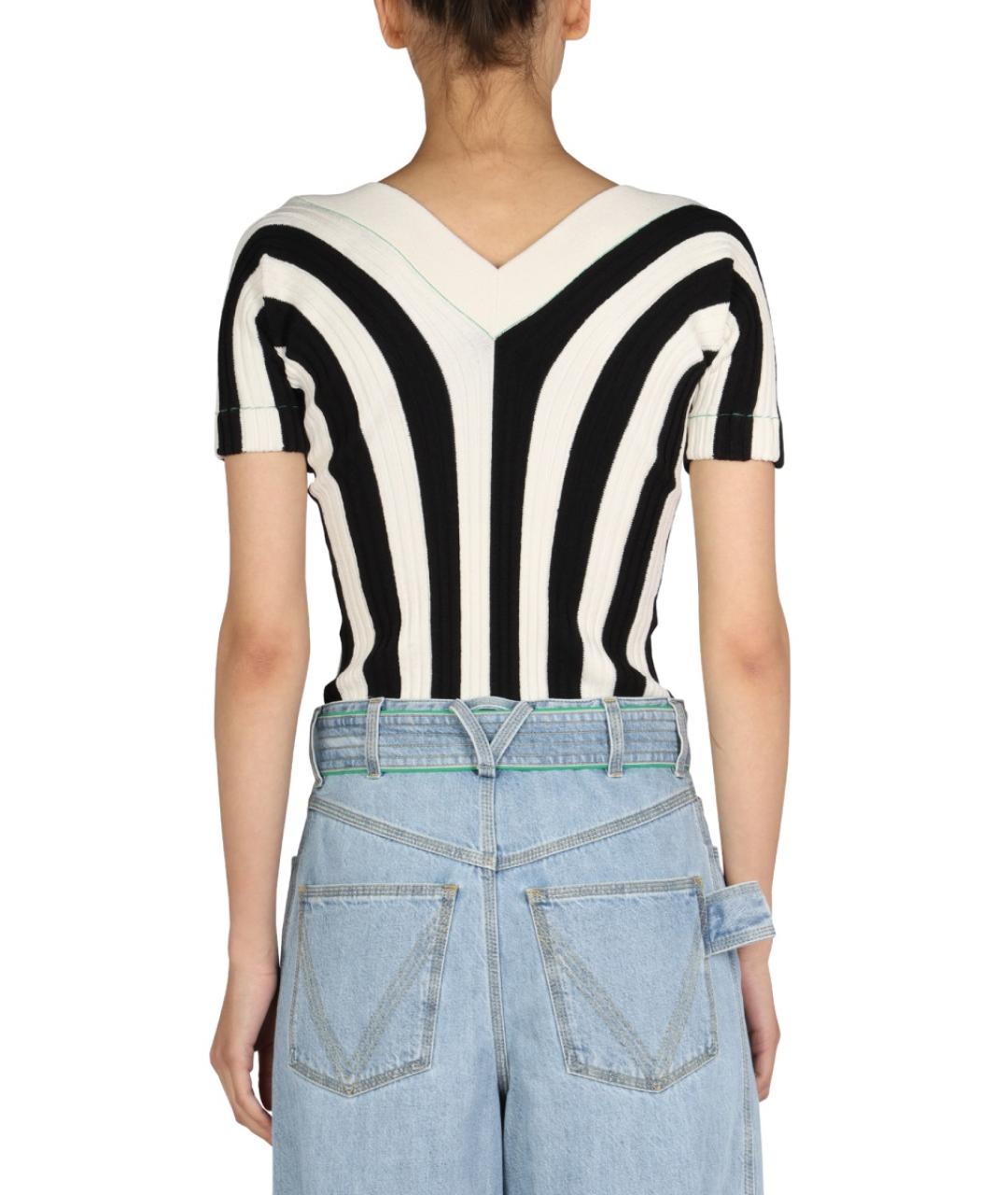 BOTTEGA VENETA Мульти льняная футболка, фото 4