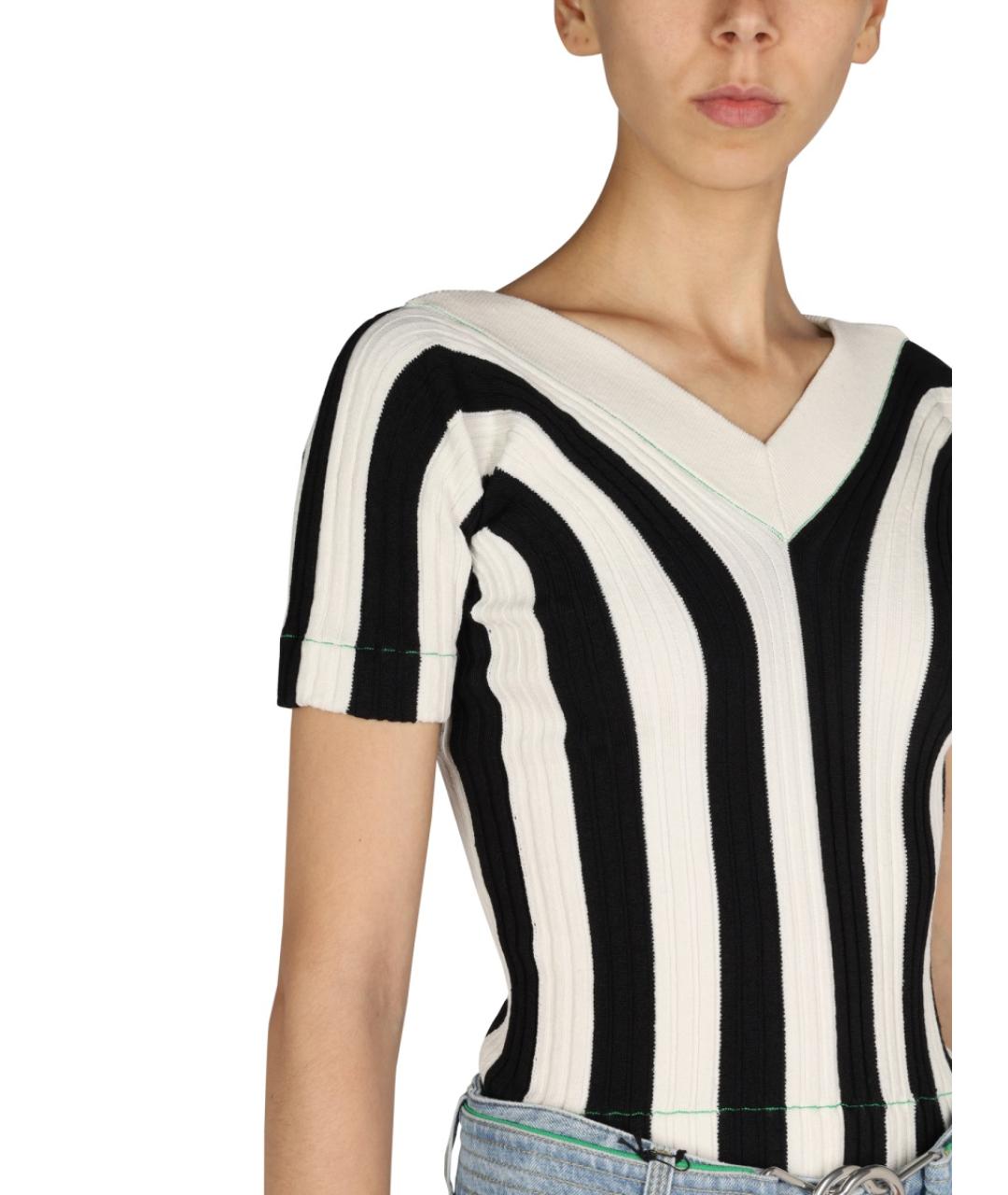 BOTTEGA VENETA Мульти льняная футболка, фото 5