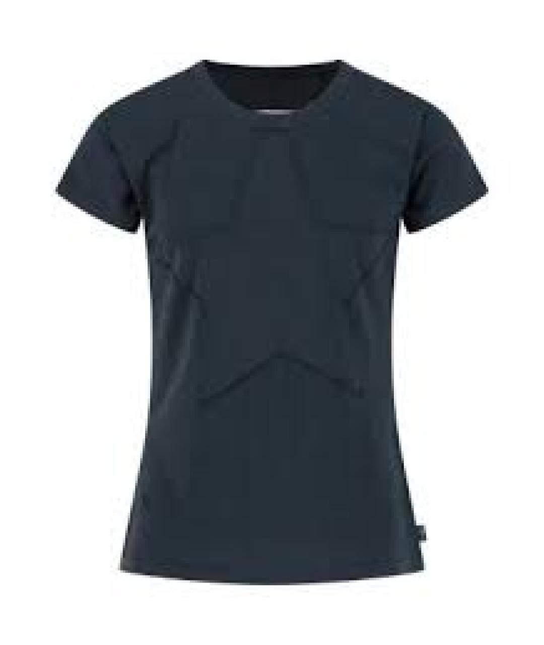 MM6 MAISON MARGIELA Черная хлопковая футболка, фото 1