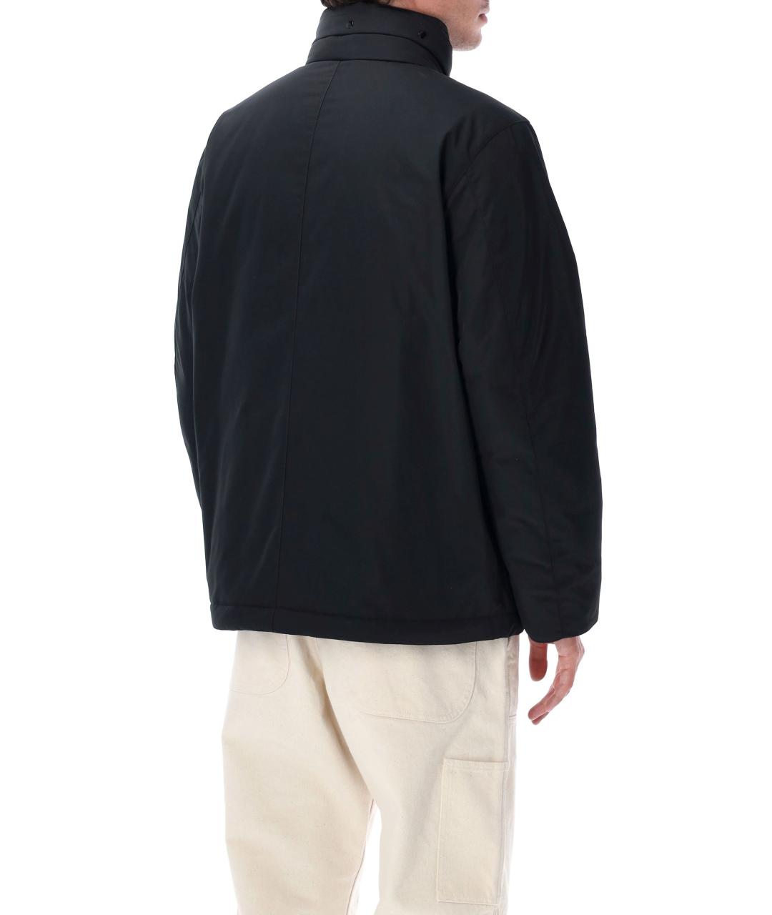 STONE ISLAND Черная полиэстеровая куртка, фото 3