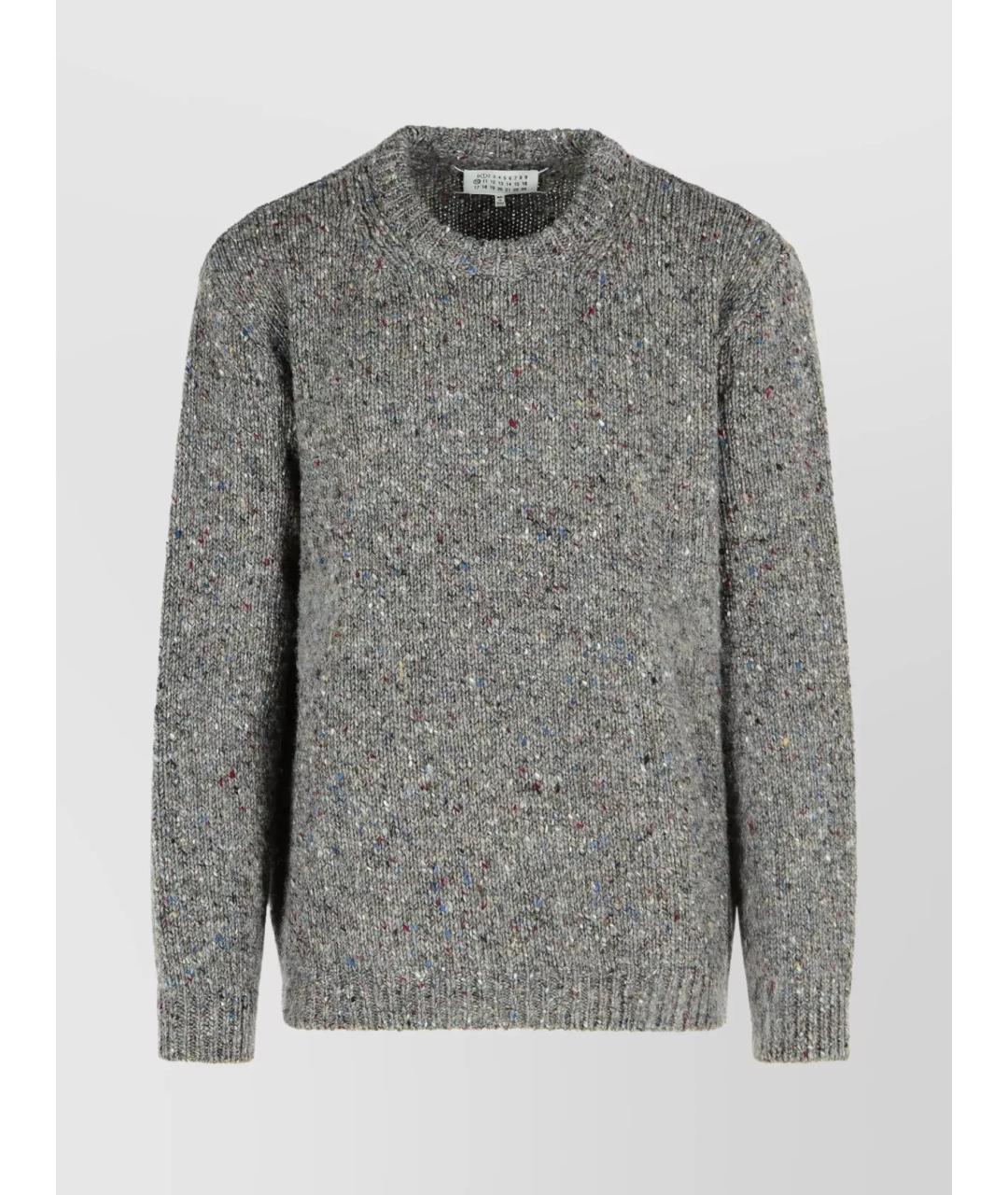 MAISON MARGIELA Серый шерстяной джемпер / свитер, фото 5