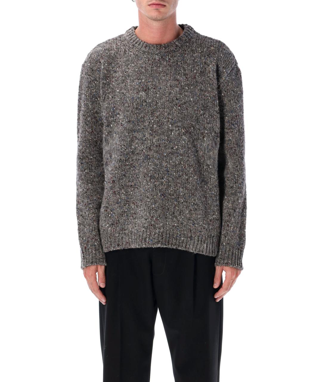 MAISON MARGIELA Серый шерстяной джемпер / свитер, фото 2