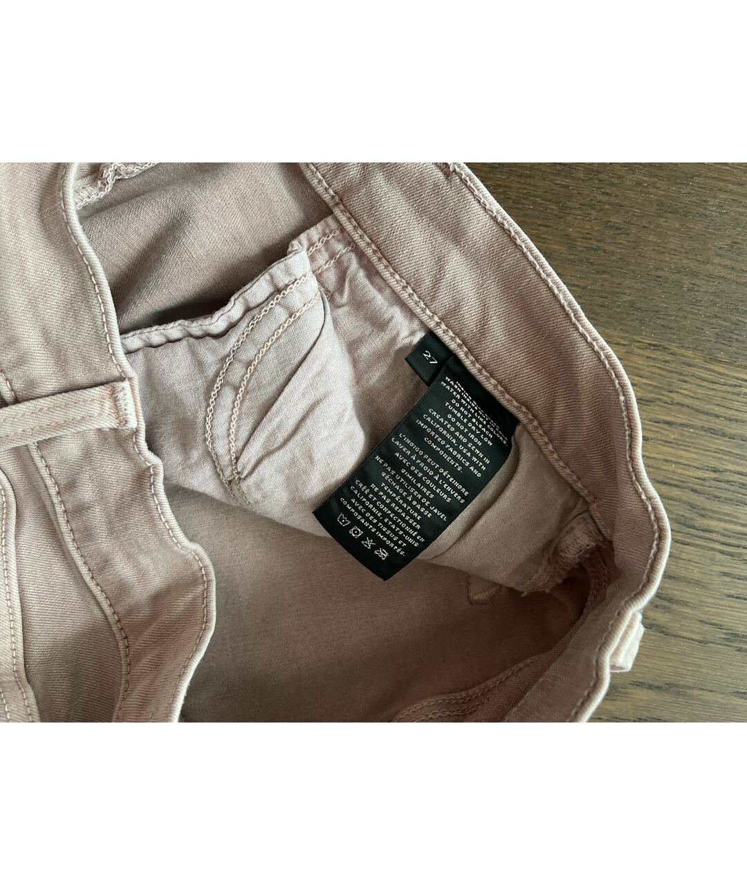 JBRAND Розовые хлопковые джинсы слим, фото 4