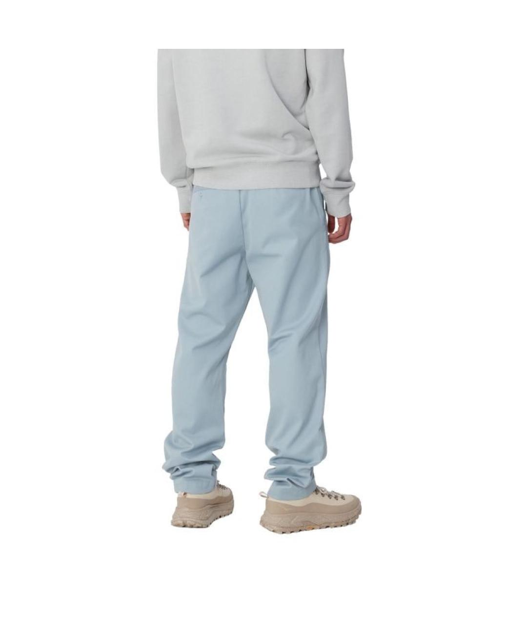 CARHARTT WIP Голубые повседневные брюки, фото 3