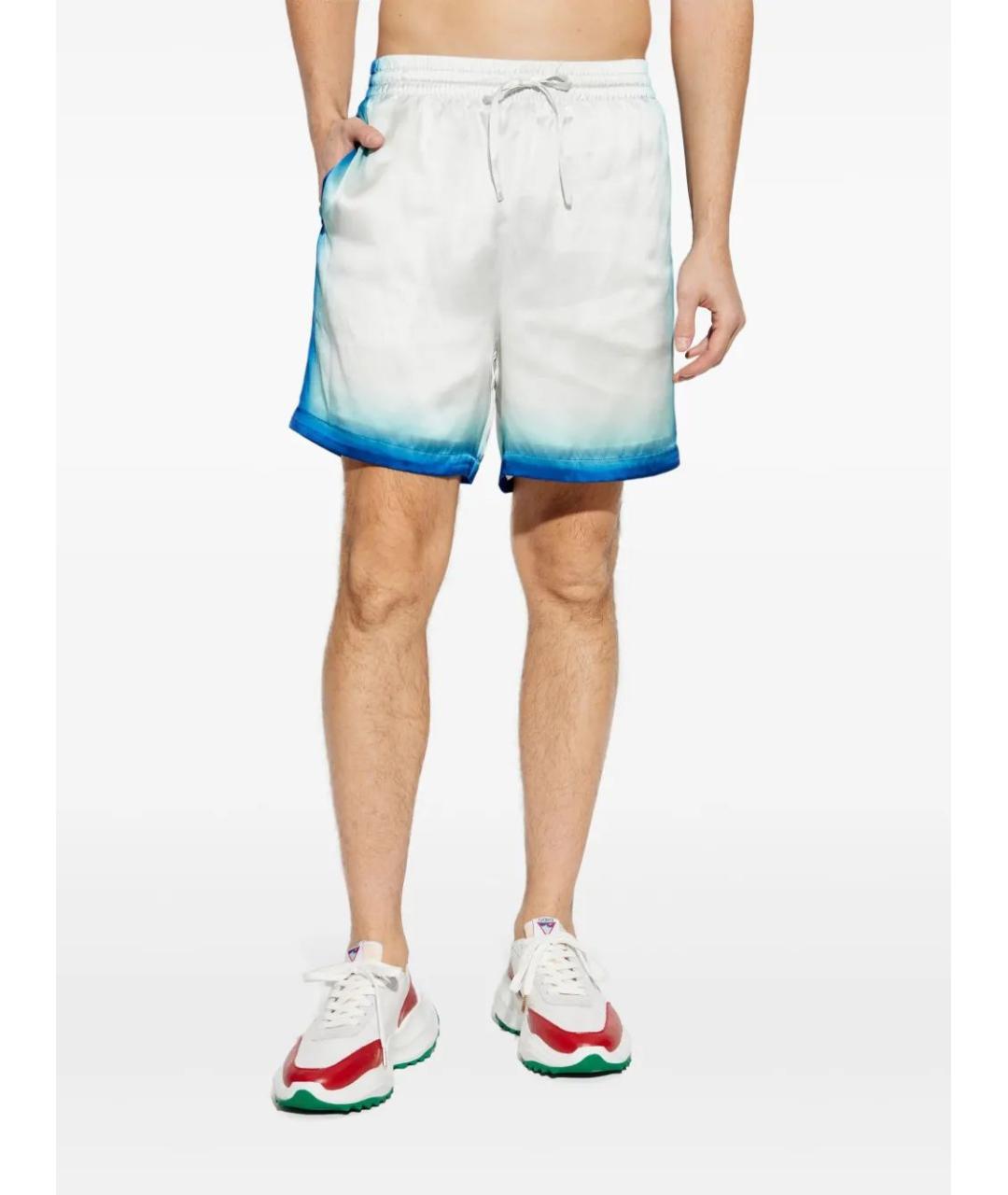 CASABLANCA Белые шелковые шорты, фото 3