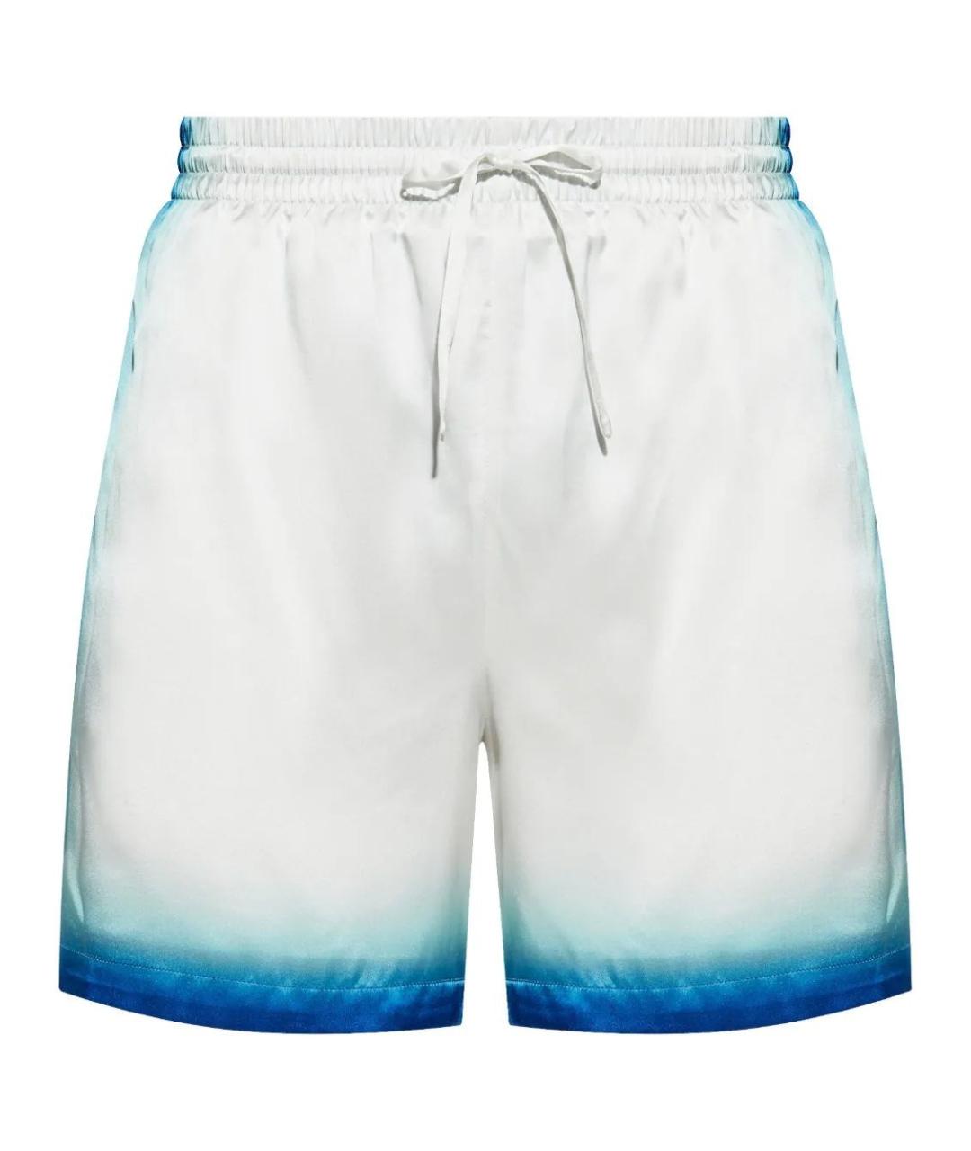 CASABLANCA Белые шелковые шорты, фото 1