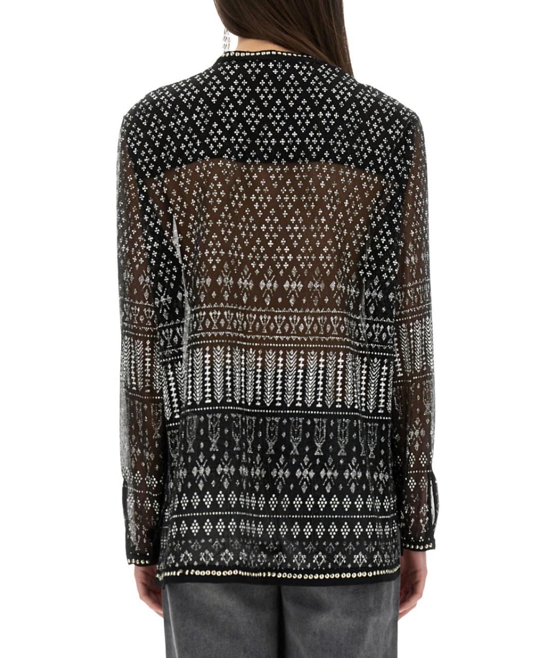 ISABEL MARANT Черная полиэстеровая рубашка, фото 4