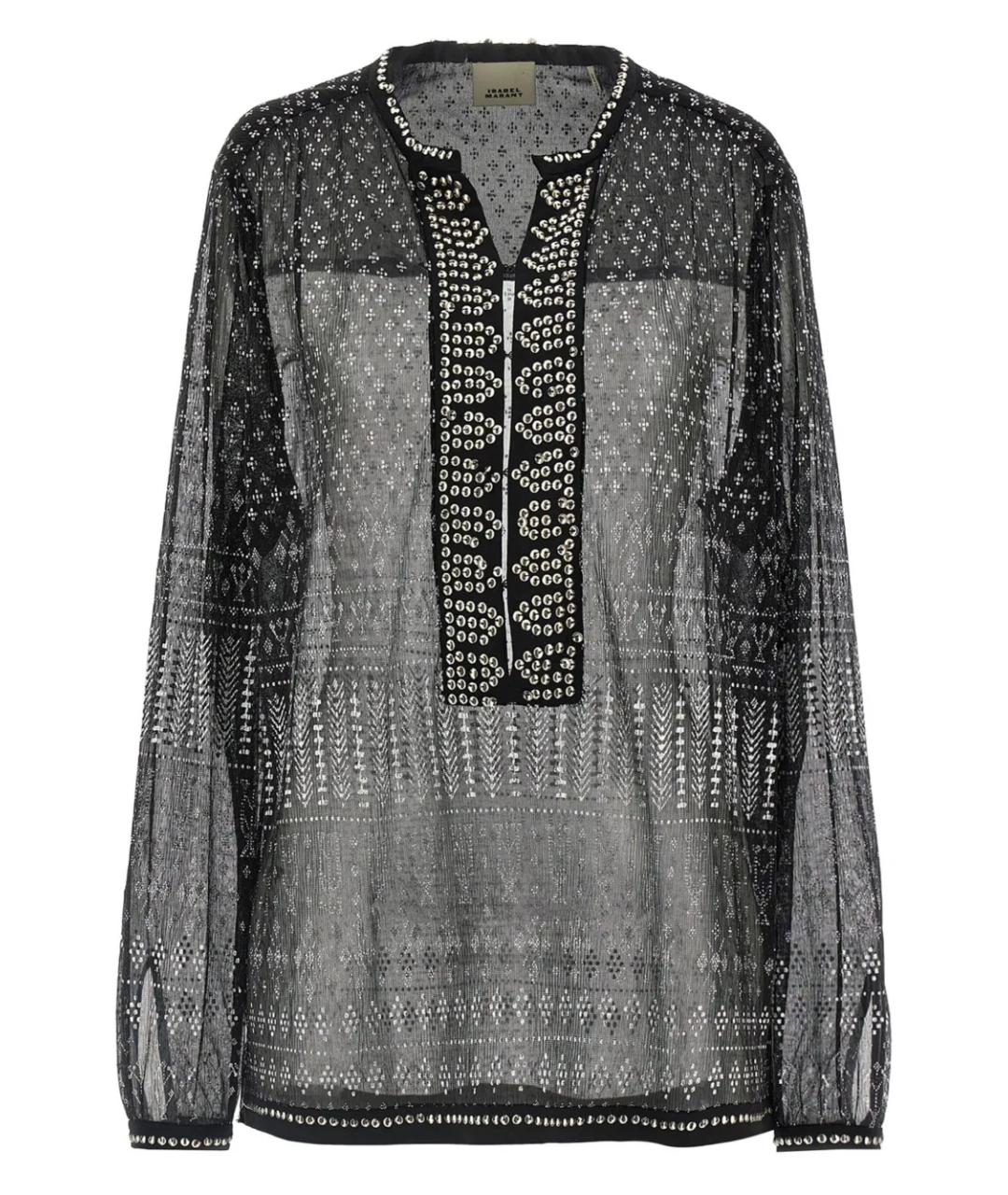 ISABEL MARANT Черная полиэстеровая рубашка, фото 1