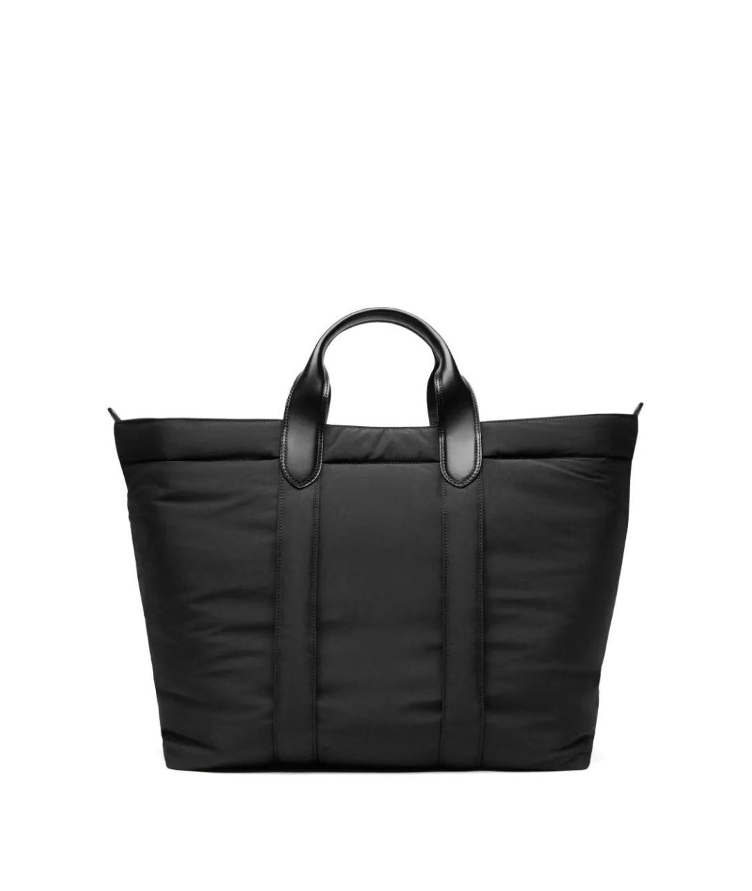 JACQUEMUS Черная синтетическая сумка тоут, фото 4