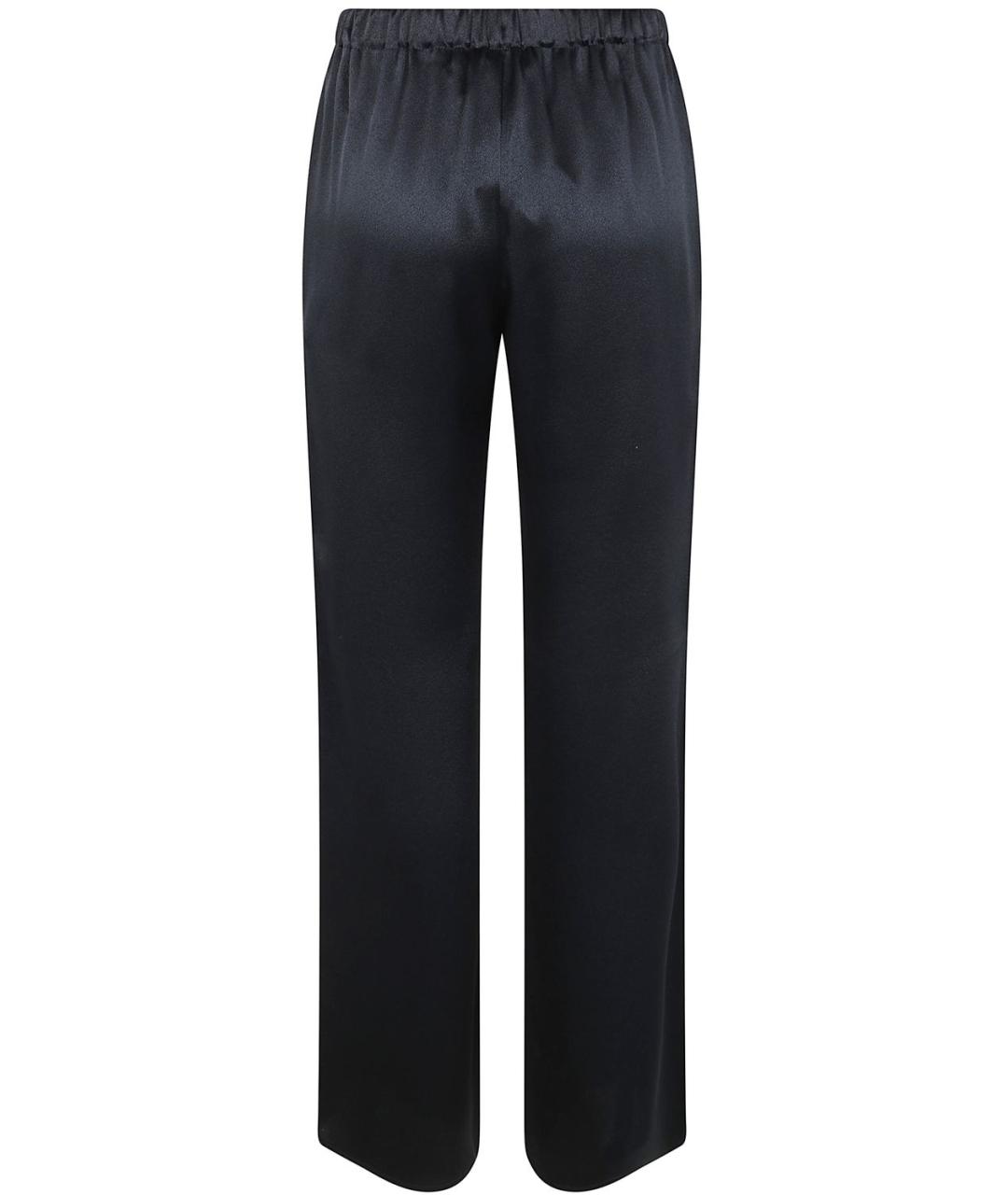 ANTONELLI FIRENZE Синие ацетатные прямые брюки, фото 2