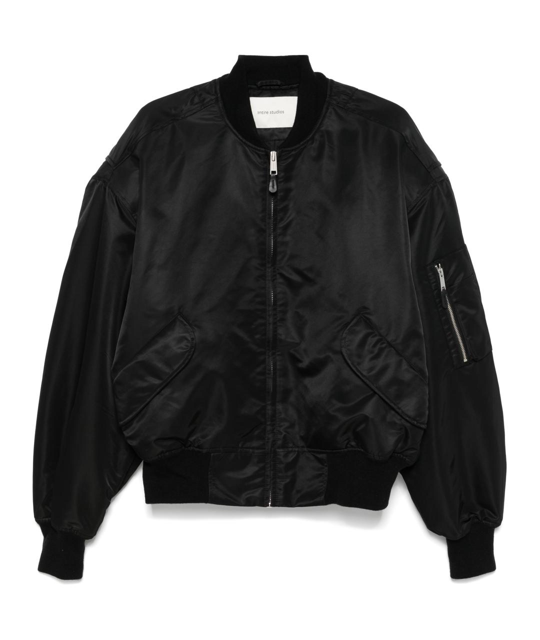 entire studios Черная полиамидовая куртка, фото 1