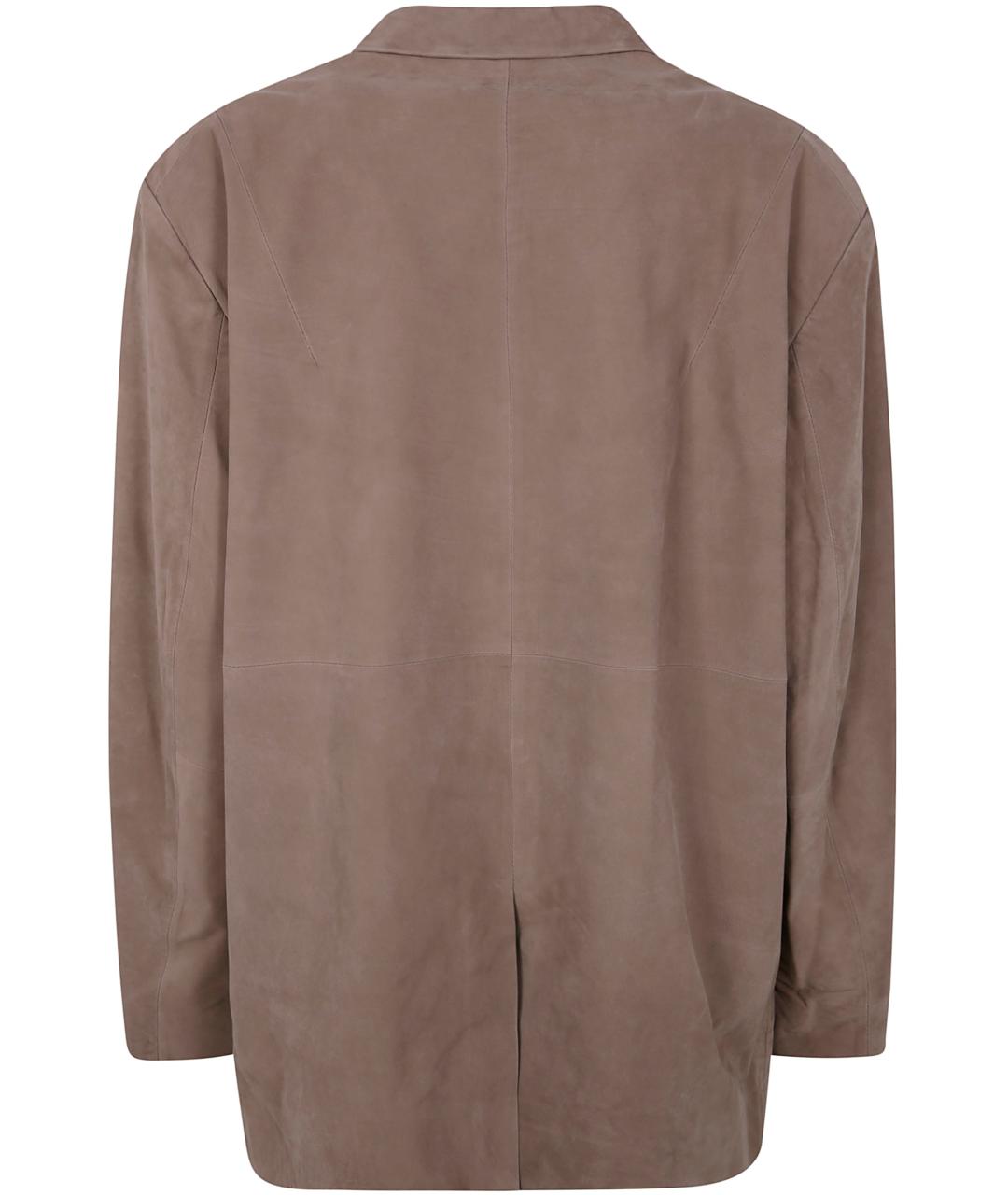 entire studios Коричневый замшевый жакет/пиджак, фото 2