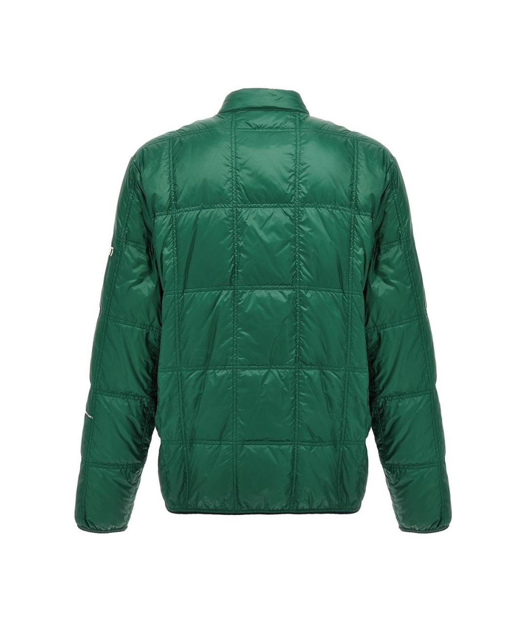 MONCLER Зеленая полиамидовая куртка, фото 2