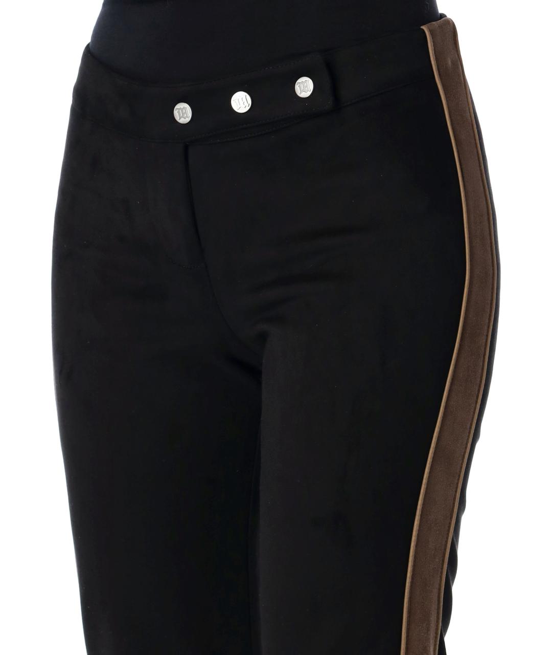 MISBHV Черные полиэстеровые прямые брюки, фото 3