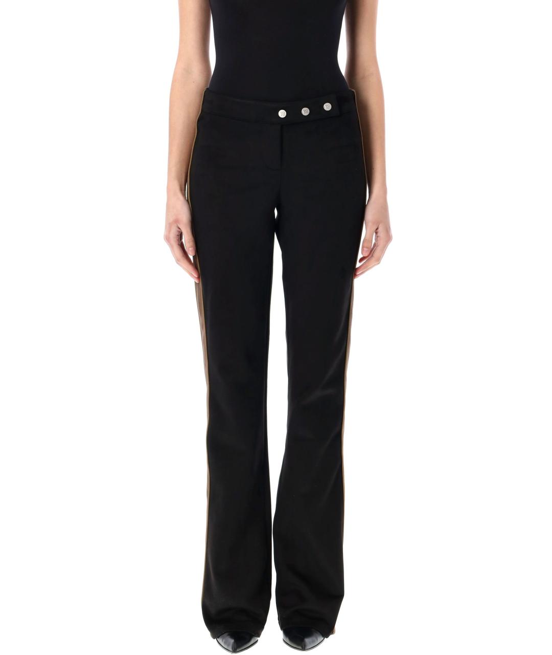 MISBHV Черные полиэстеровые прямые брюки, фото 4