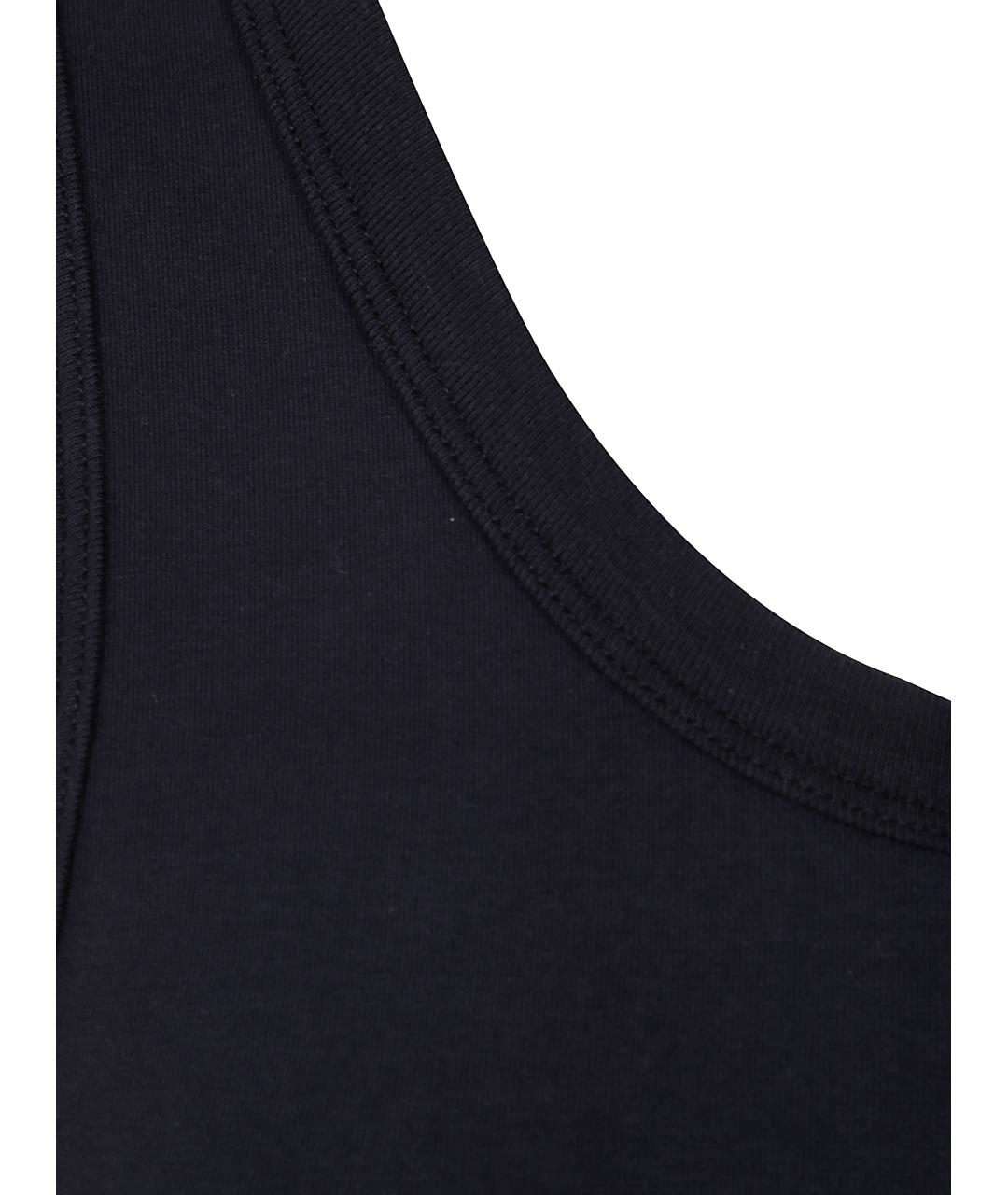 entire studios Черная хлопковая майка, фото 3