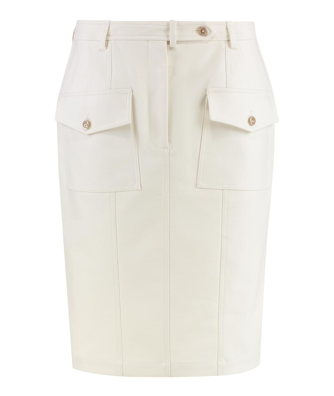 TOM FORD Бежевая хлопковая юбка мини, фото 1