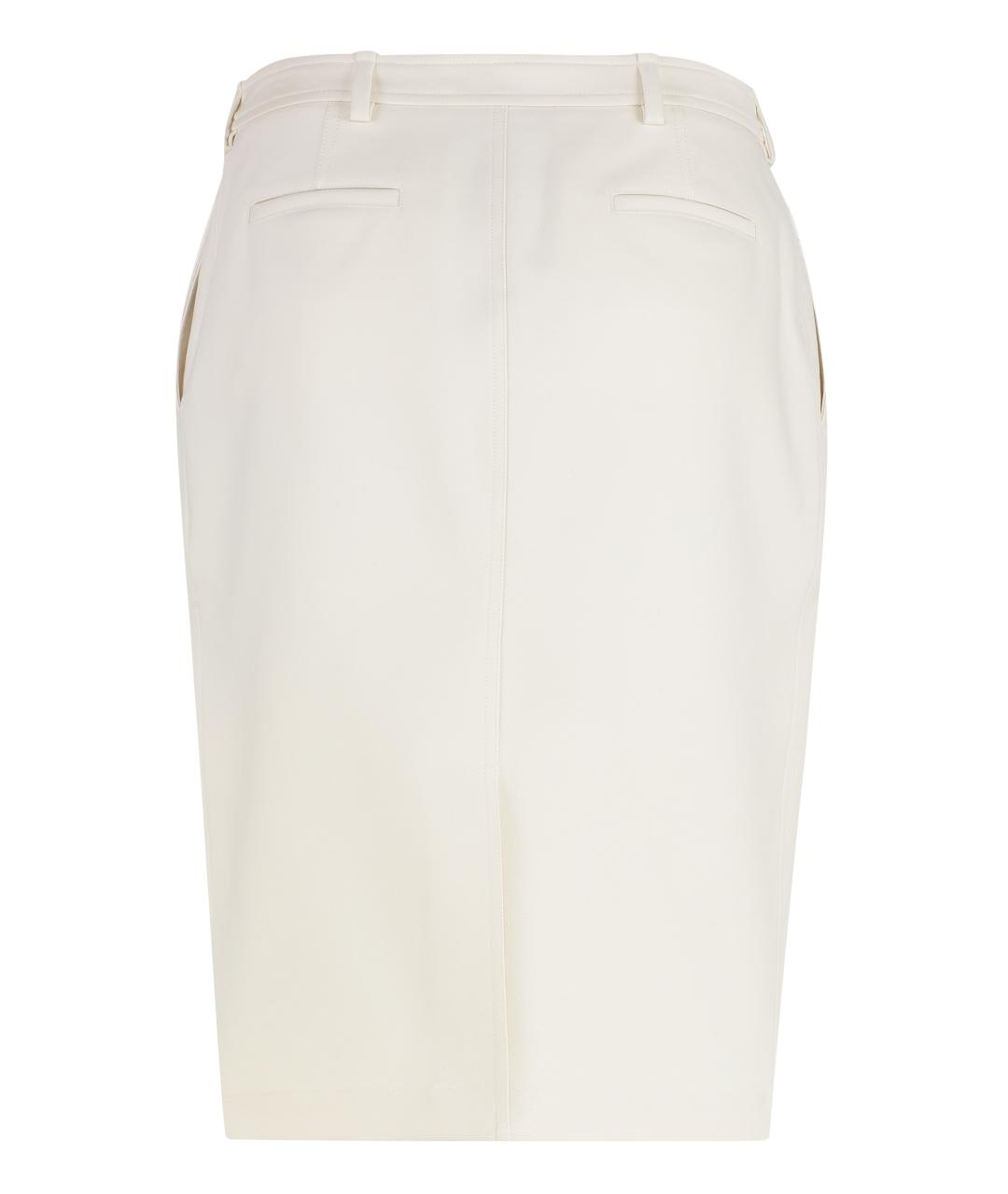 TOM FORD Бежевая хлопковая юбка мини, фото 2