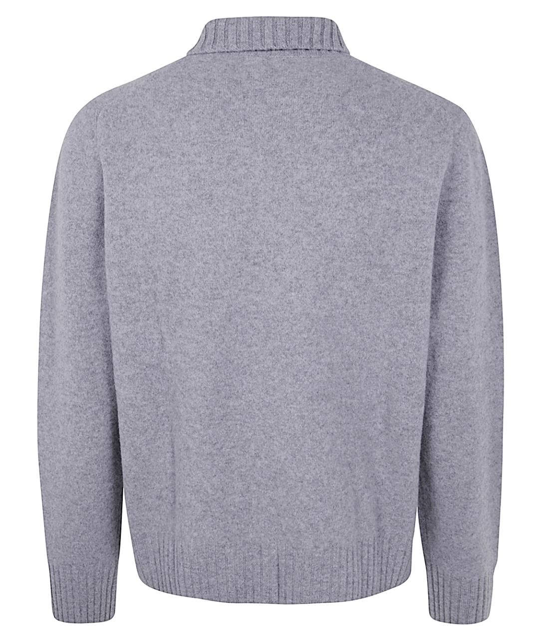 BALLANTYNE Серый шерстяной джемпер / свитер, фото 2