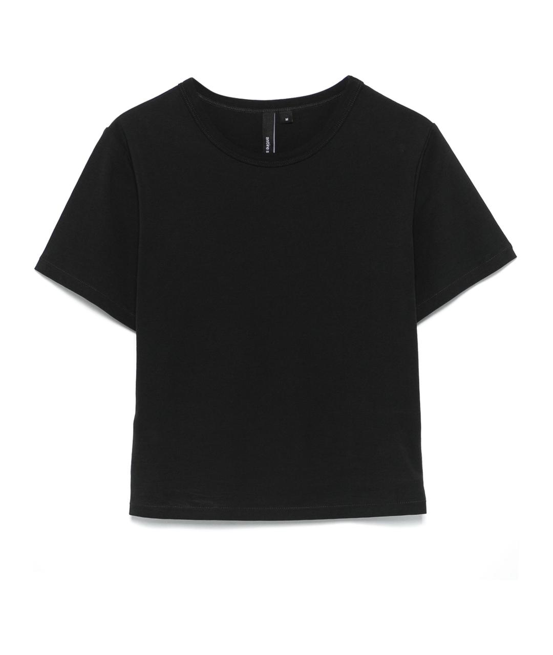 entire studios Черная хлопковая футболка, фото 1