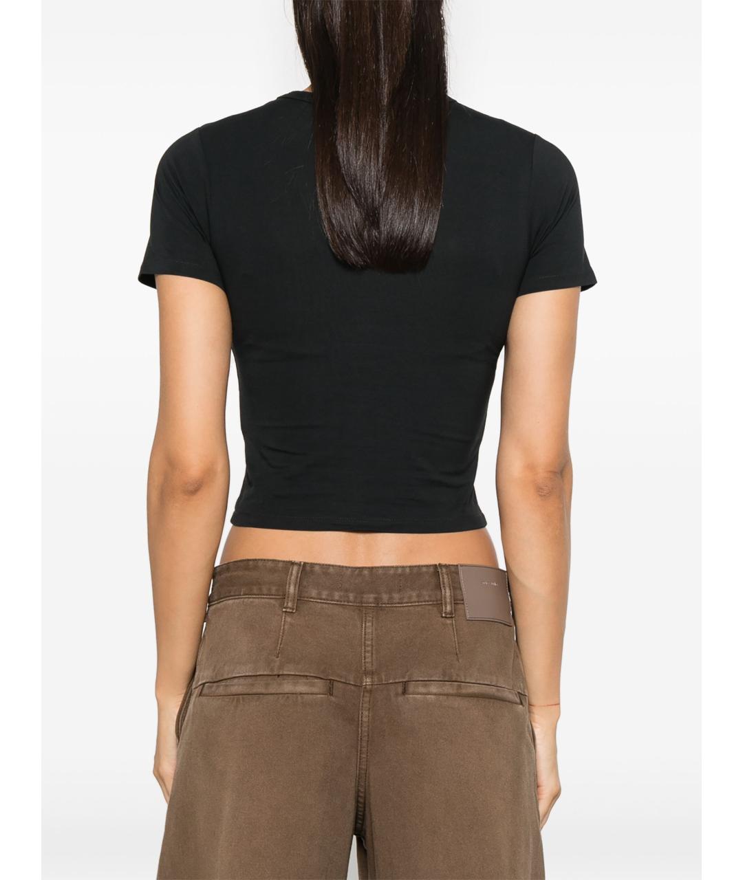 entire studios Черная хлопковая футболка, фото 5