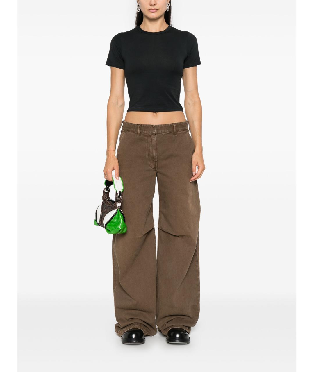 entire studios Черная хлопковая футболка, фото 4