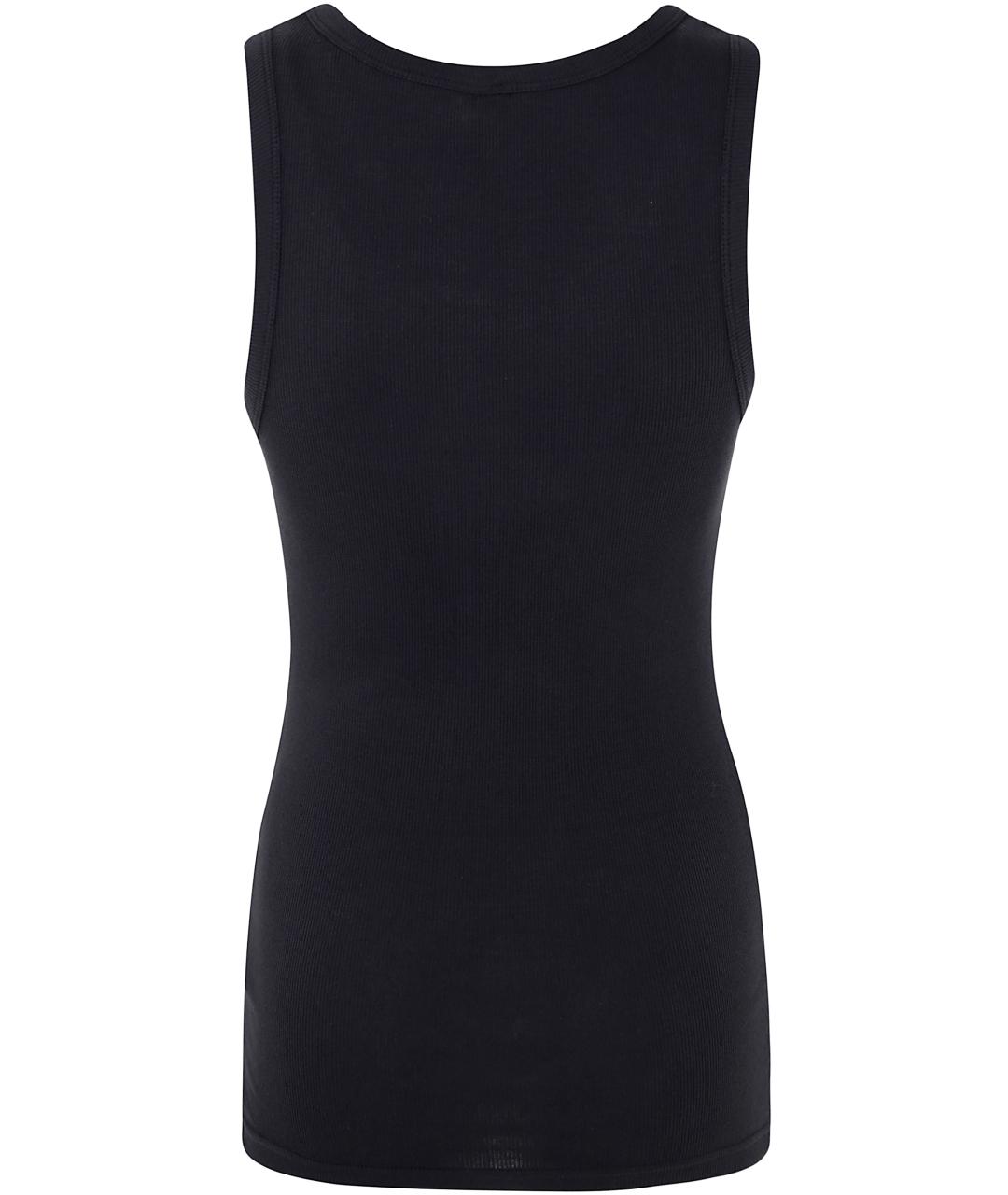 entire studios Черная хлопковая майка, фото 2