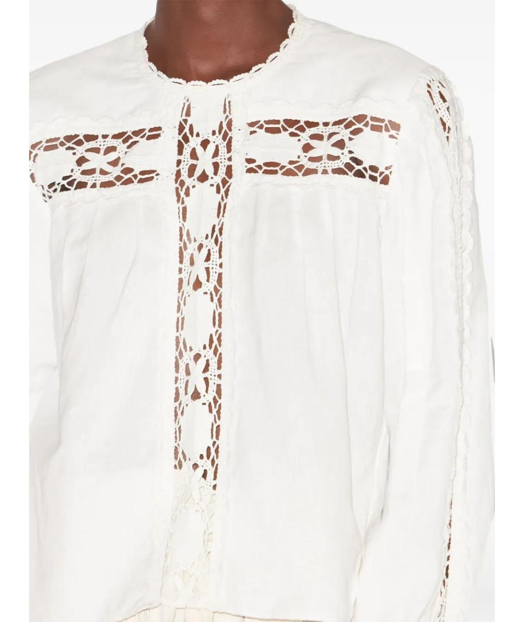 ISABEL MARANT Белая льняная рубашка, фото 4
