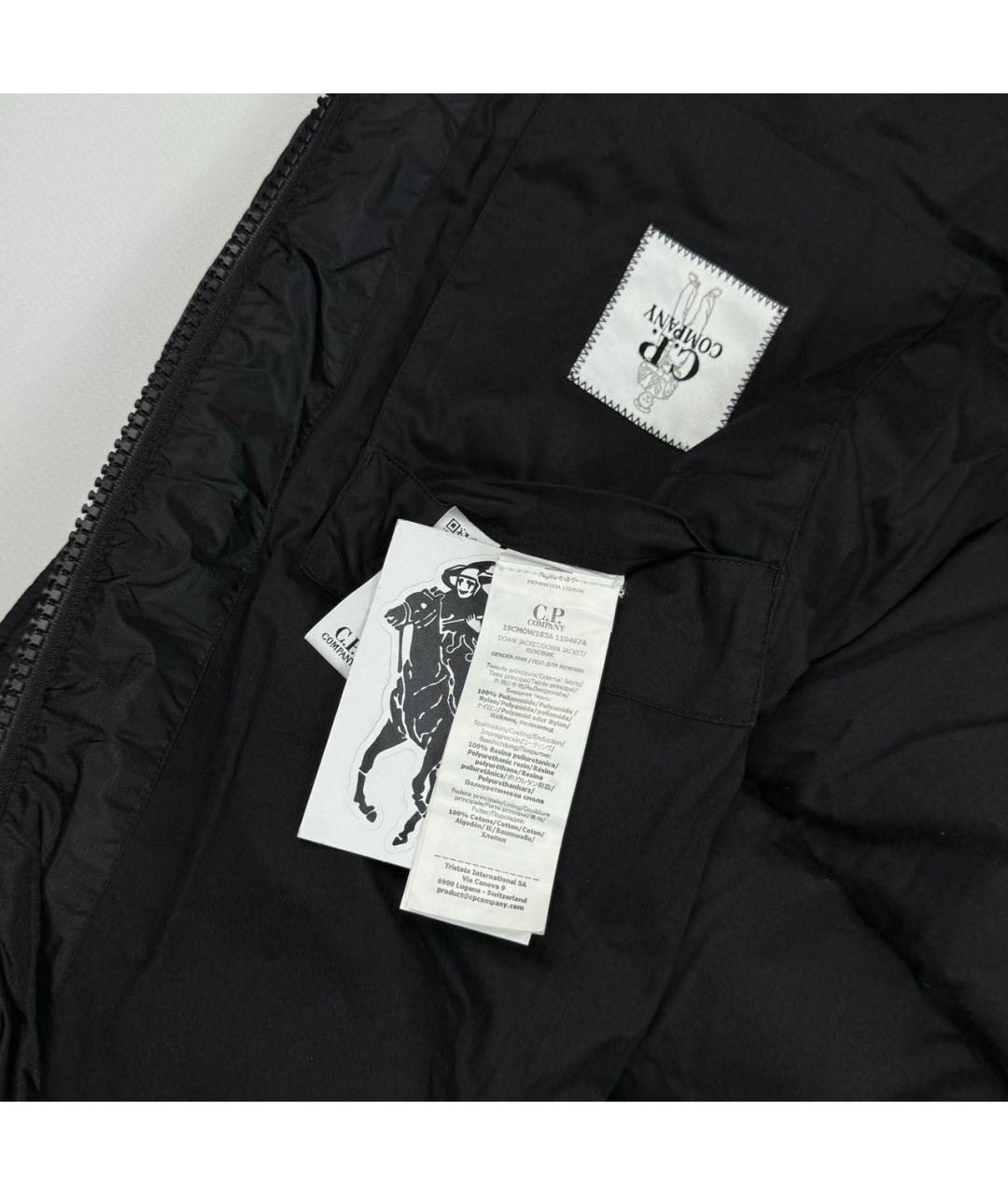CP COMPANY Черный пуховик, фото 5