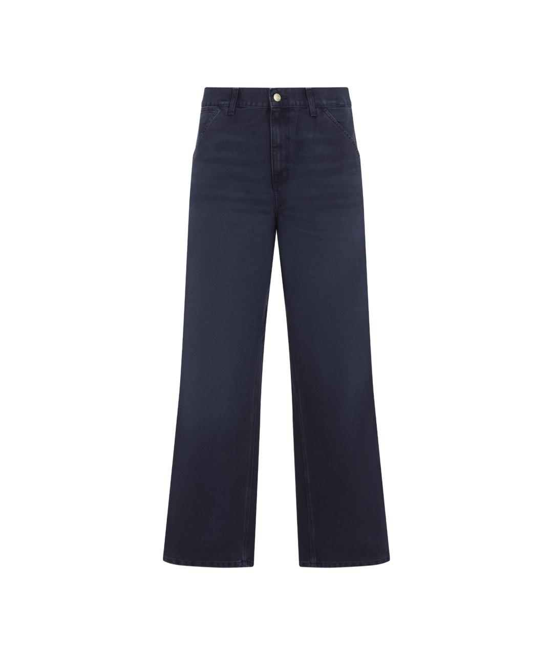 CARHARTT WIP Синие хлопковые повседневные брюки, фото 1