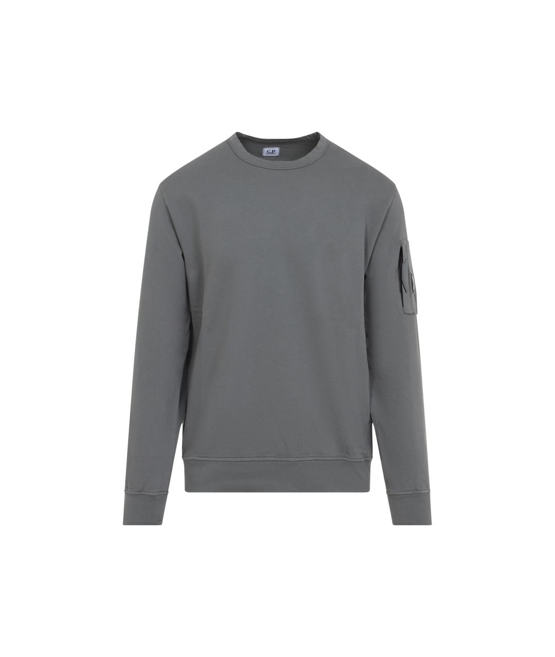 CP COMPANY Серый хлопковый джемпер / свитер, фото 1