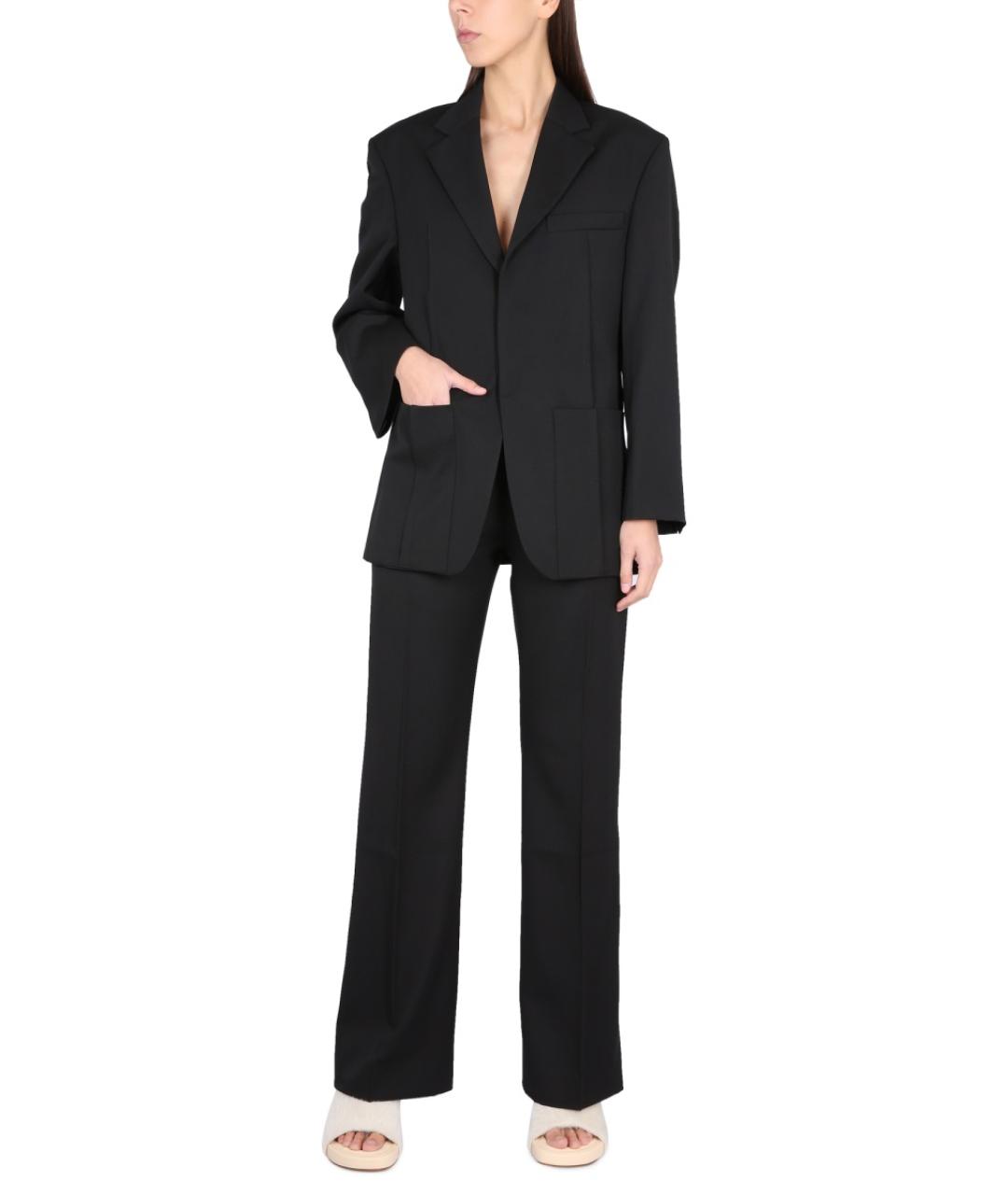 JACQUEMUS Черный шерстяной жакет/пиджак, фото 4