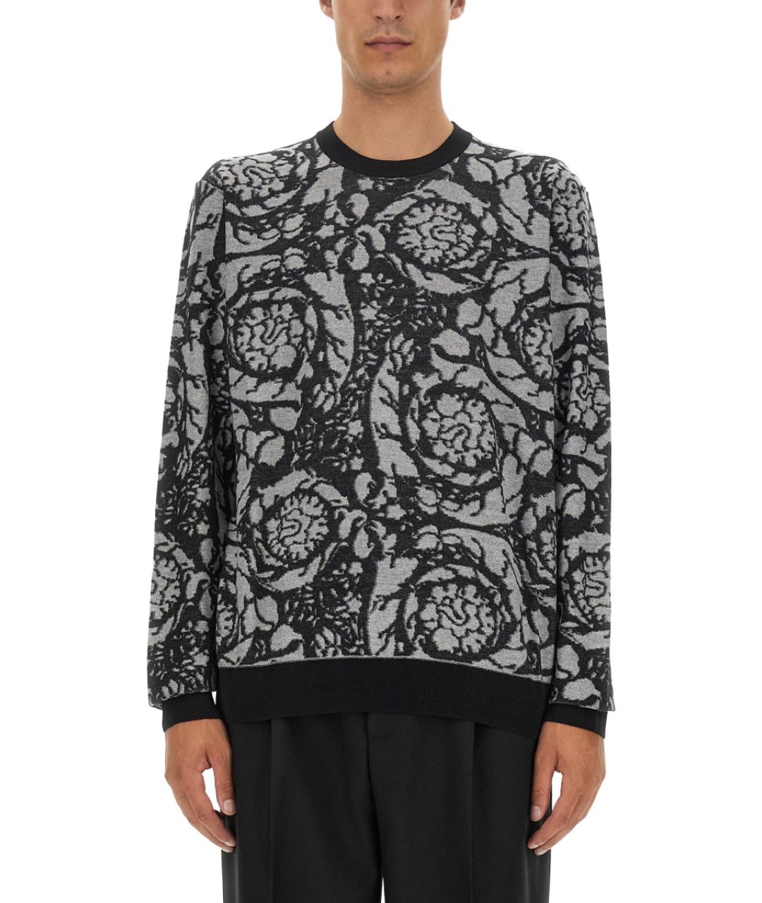 VERSACE Мульти шерстяной джемпер / свитер, фото 2