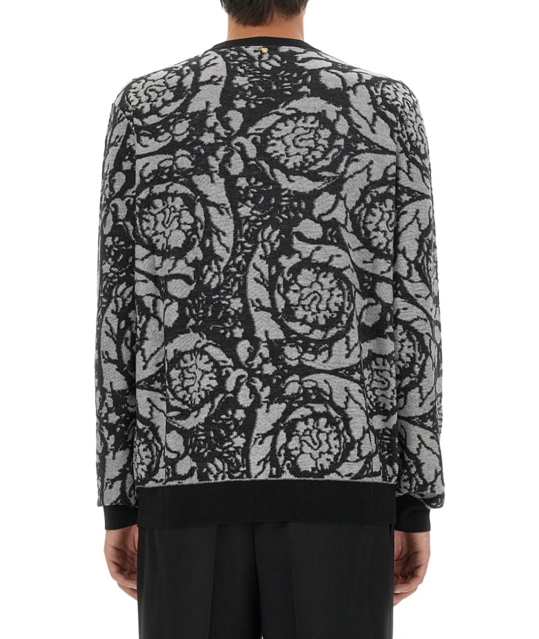VERSACE Мульти шерстяной джемпер / свитер, фото 4
